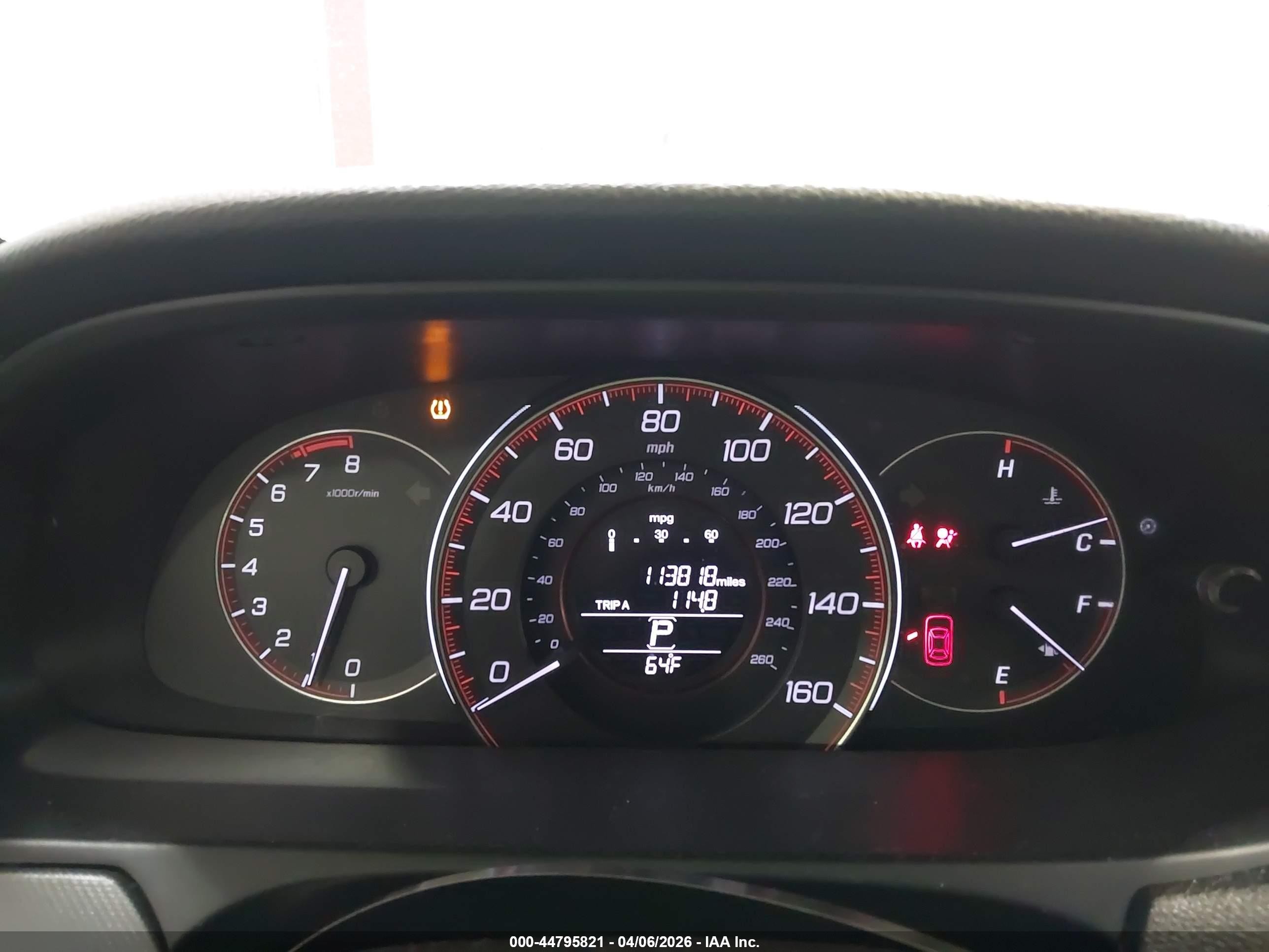 2015 Honda Accord Lx-s Белый vin: 1HGCT1B37FA008585