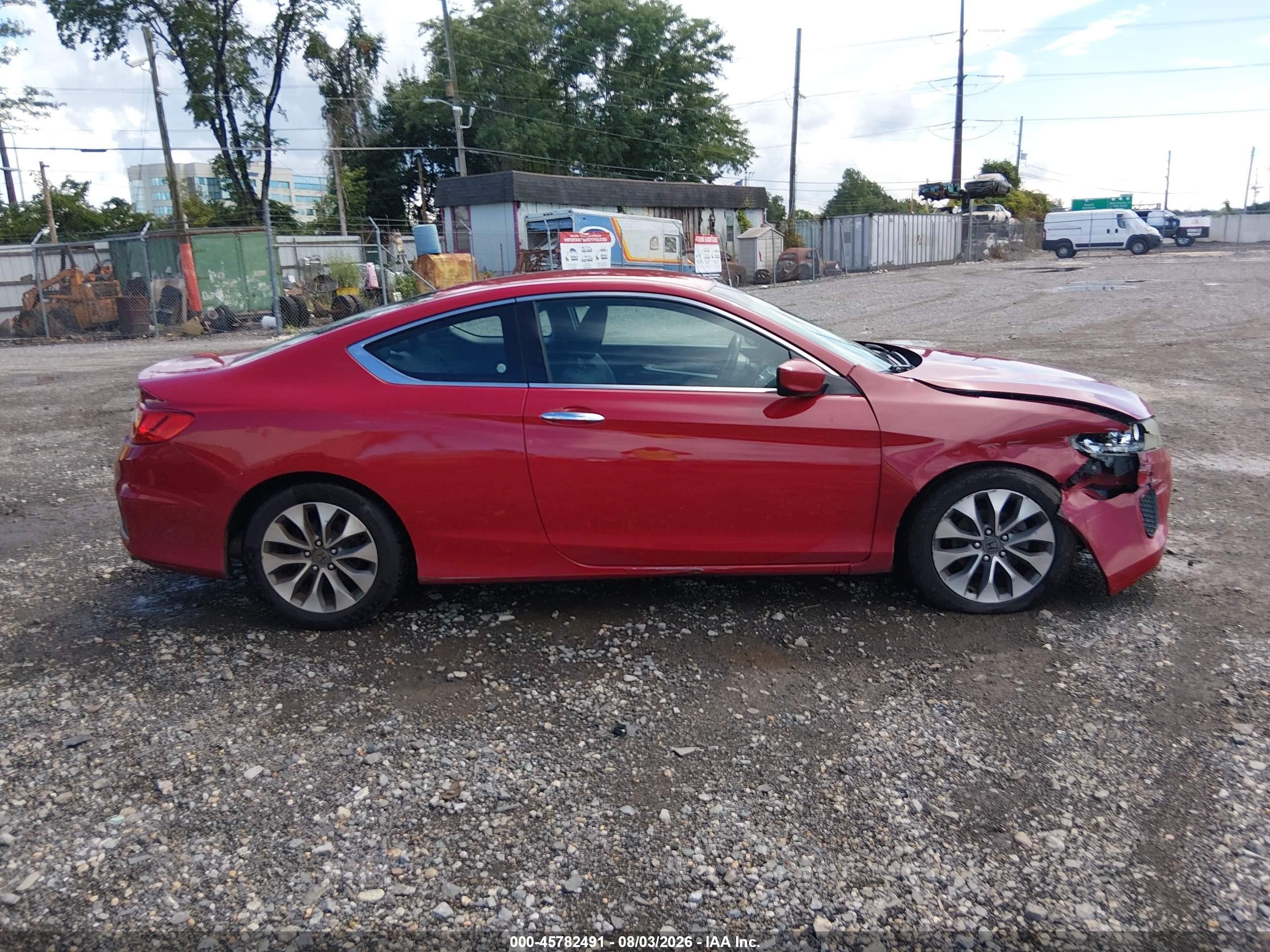 2015 Honda Accord Lx-s Red vin: 1HGCT1B37FA015553
