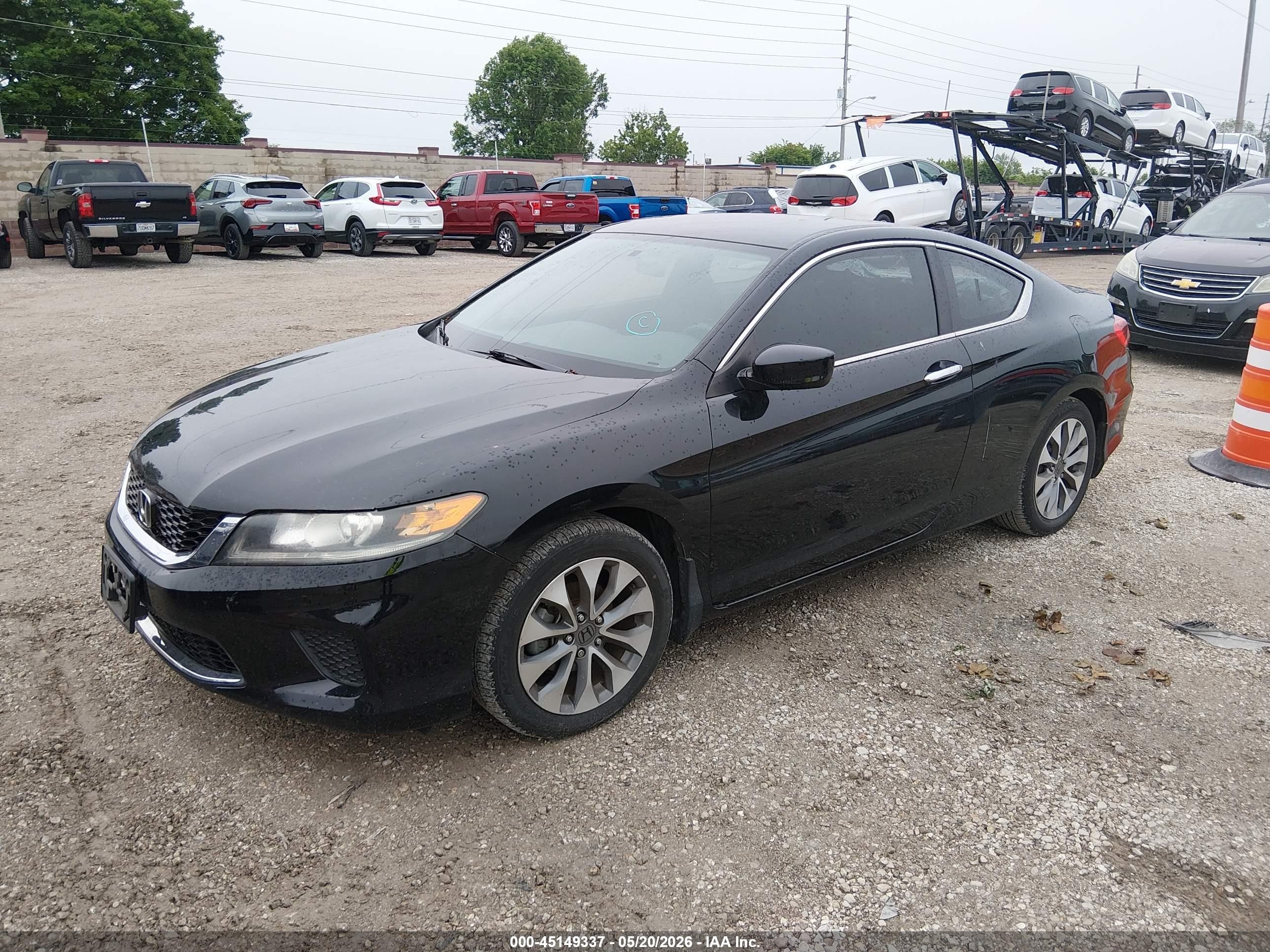 2015 Honda Accord Lx-s Черный vin: 1HGCT1B37FA016444