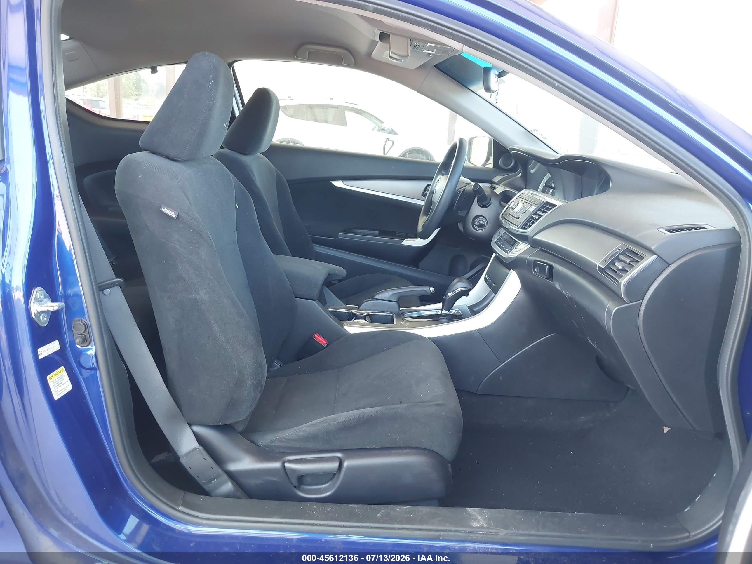 2013 Honda Accord Lx-s Blue vin: 1HGCT1B38DA023240