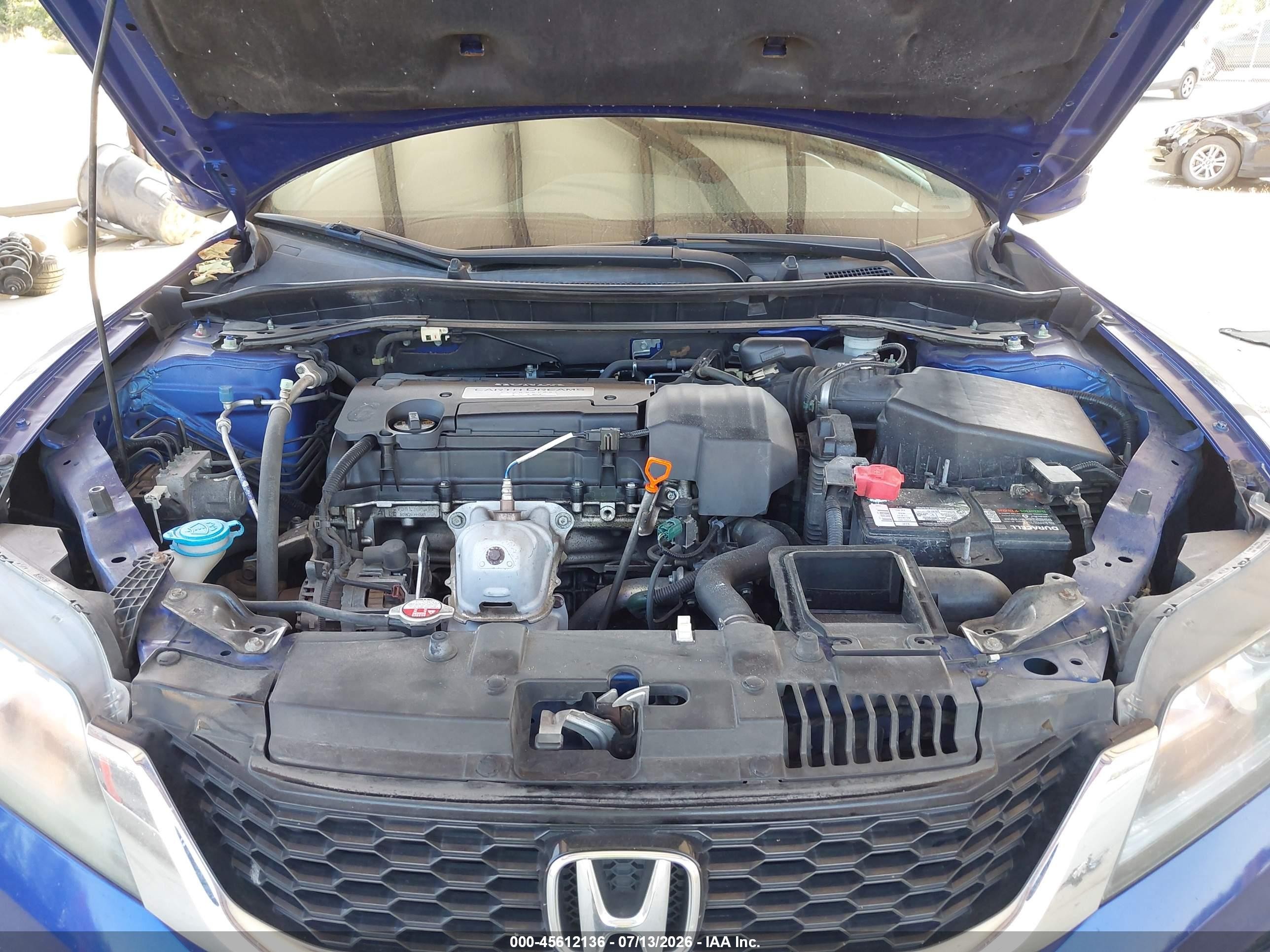 2013 Honda Accord Lx-s Blue vin: 1HGCT1B38DA023240