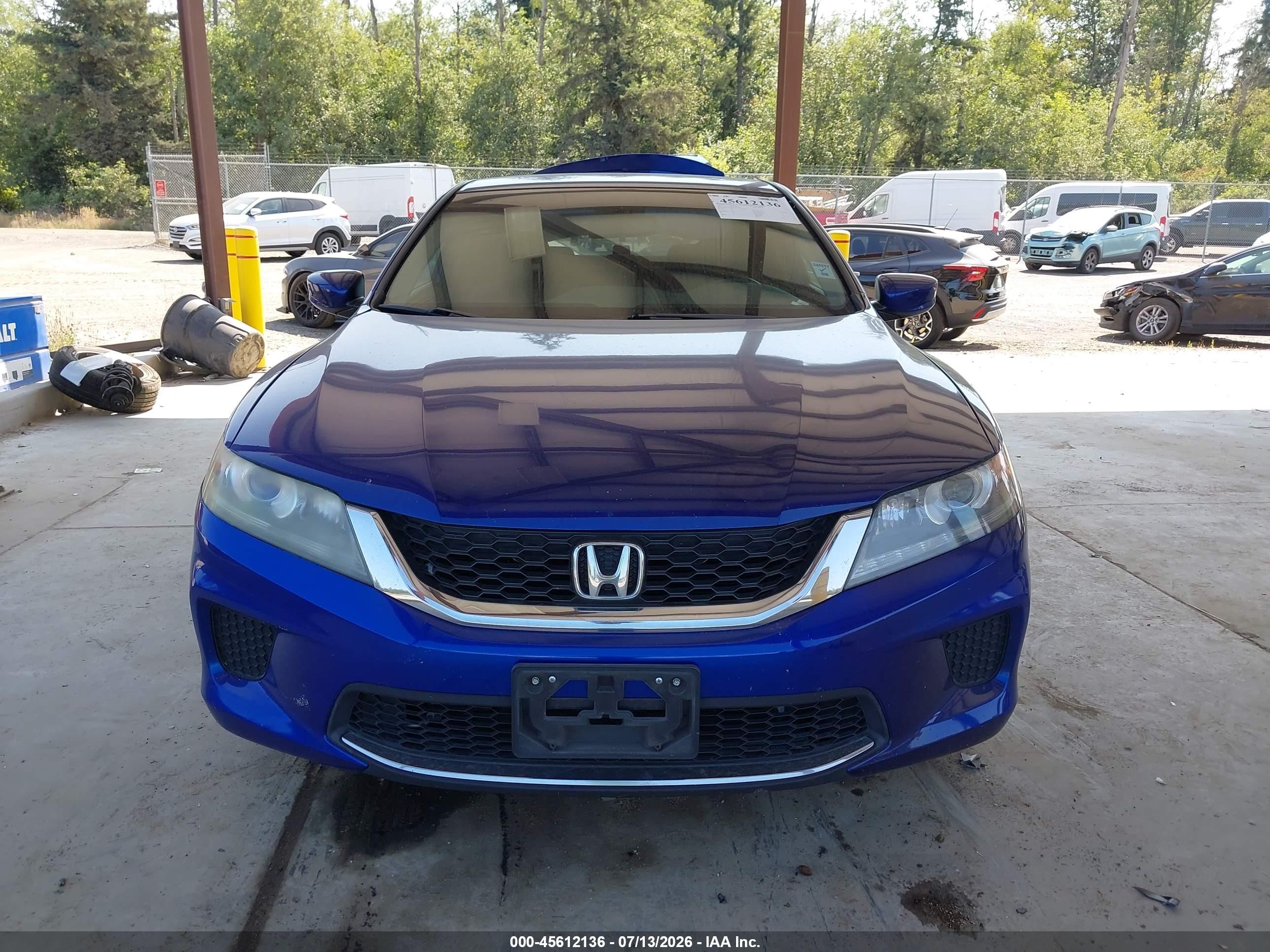 2013 Honda Accord Lx-s Blue vin: 1HGCT1B38DA023240