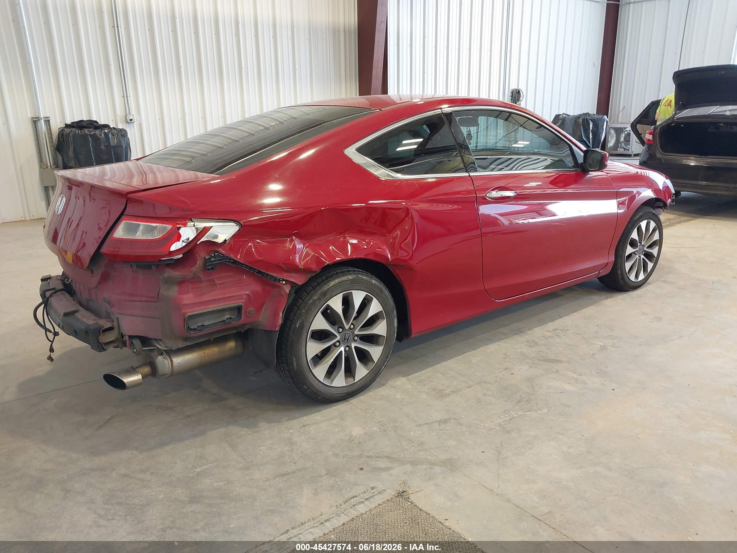2015 Honda Accord Lx-s Red vin: 1HGCT1B38FA002925