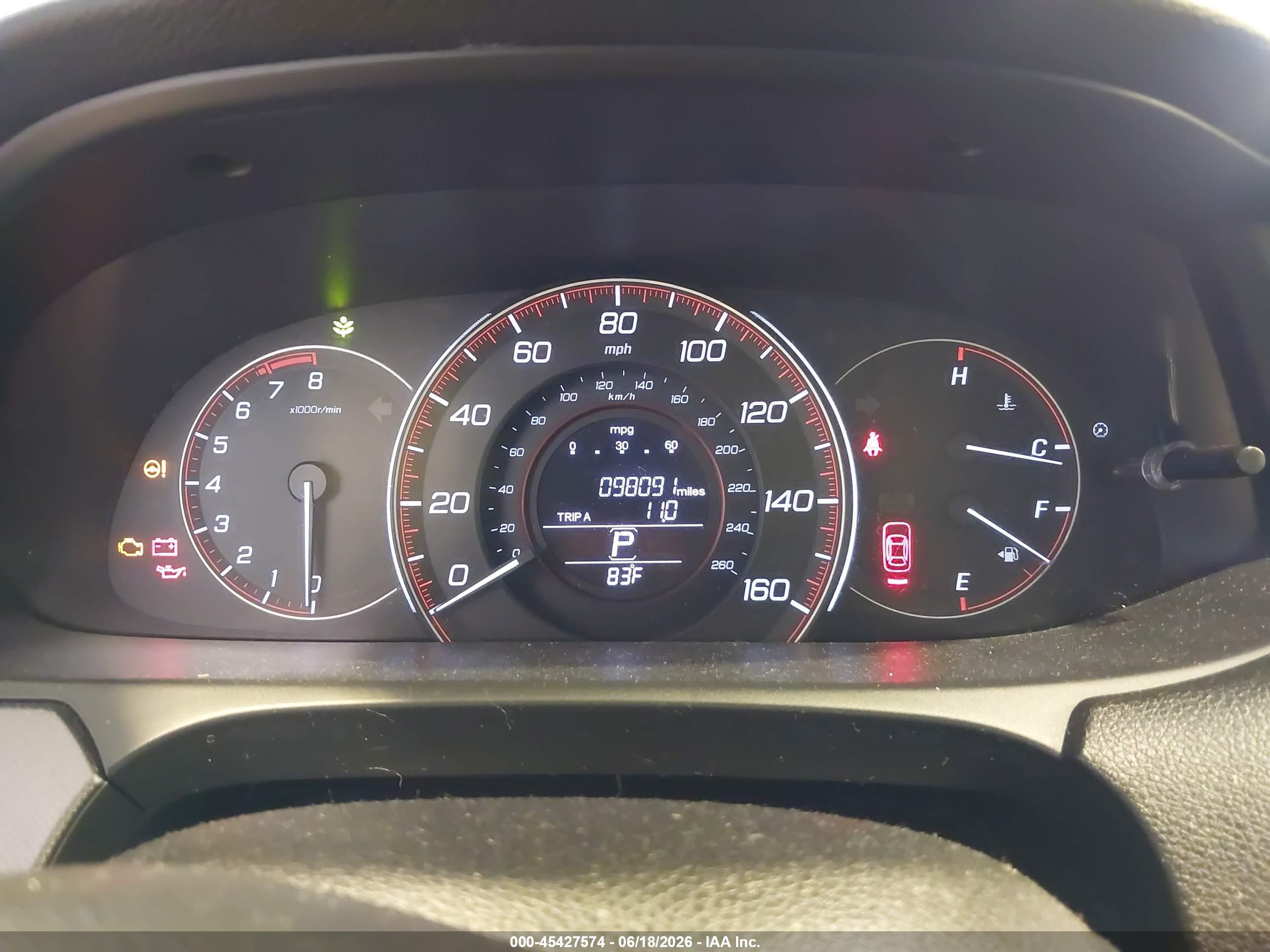 2015 Honda Accord Lx-s Red vin: 1HGCT1B38FA002925
