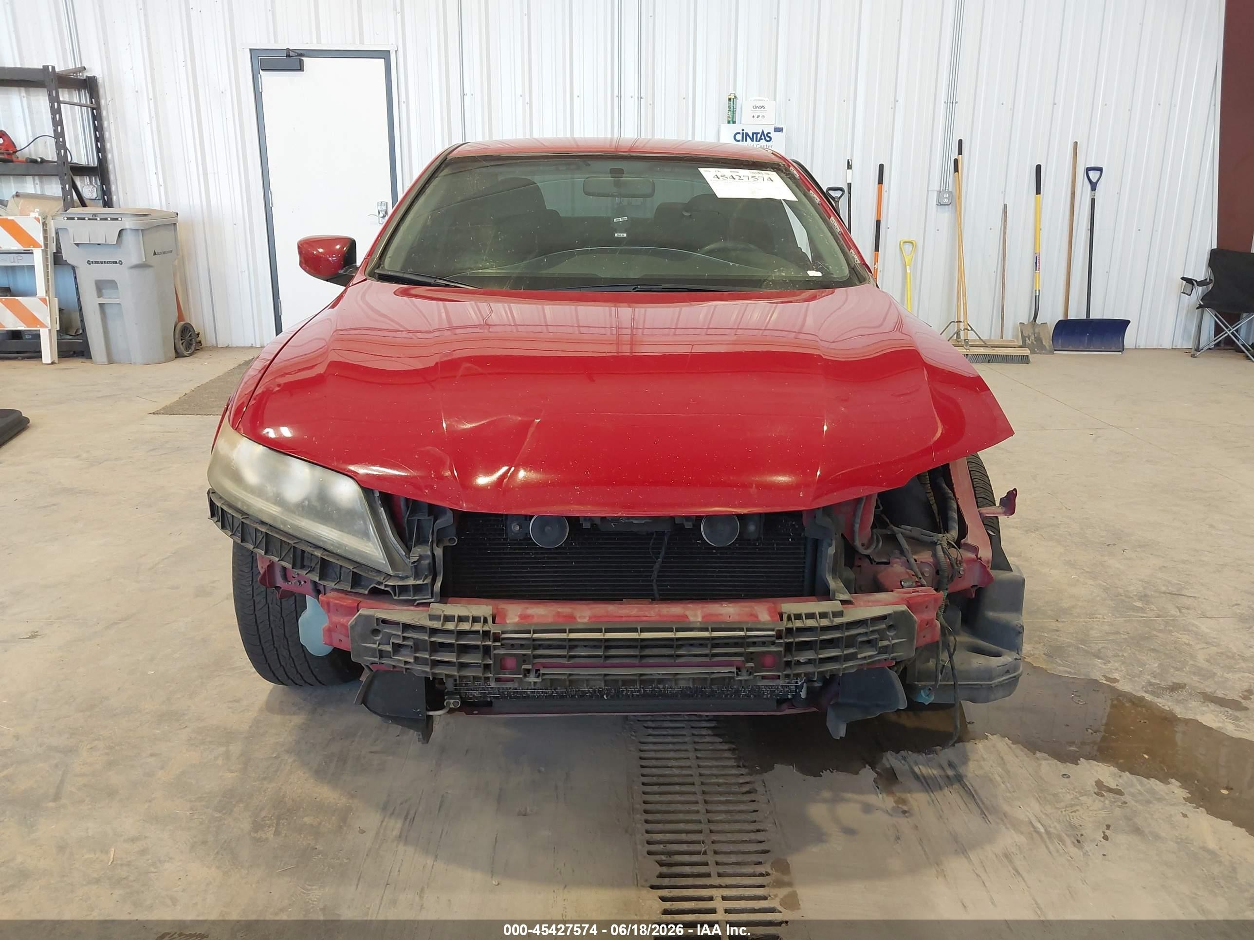 2015 Honda Accord Lx-s Red vin: 1HGCT1B38FA002925