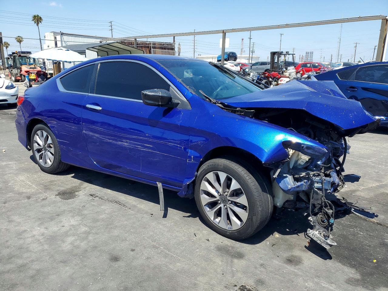 2013 Honda Accord Lx-s Blue vin: 1HGCT1B39DA013879