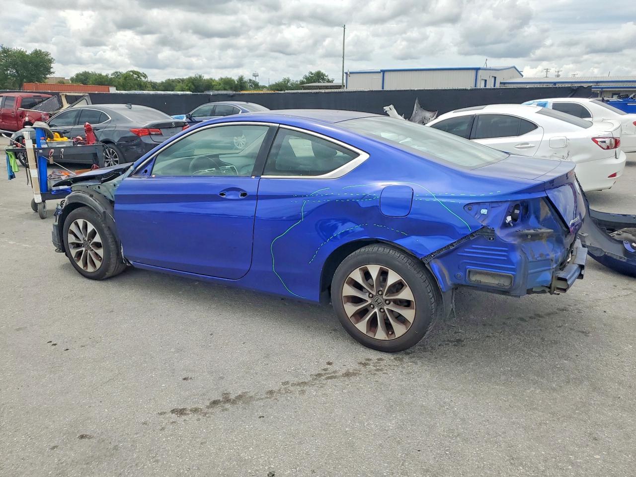 2015 Honda Accord Lx-s Blue vin: 1HGCT1B39FA002366
