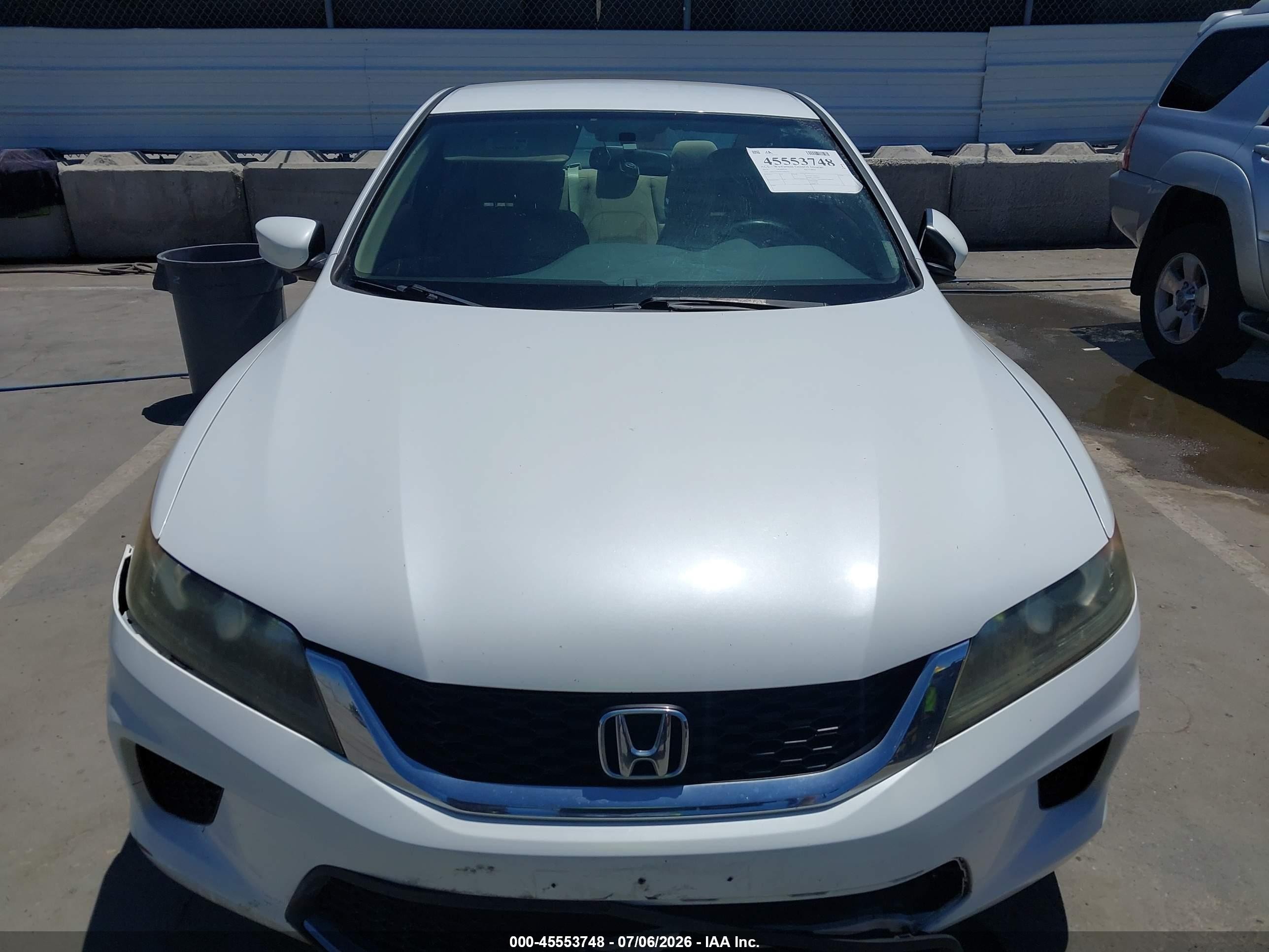2015 Honda Accord Lx-s White vin: 1HGCT1B39FA004747