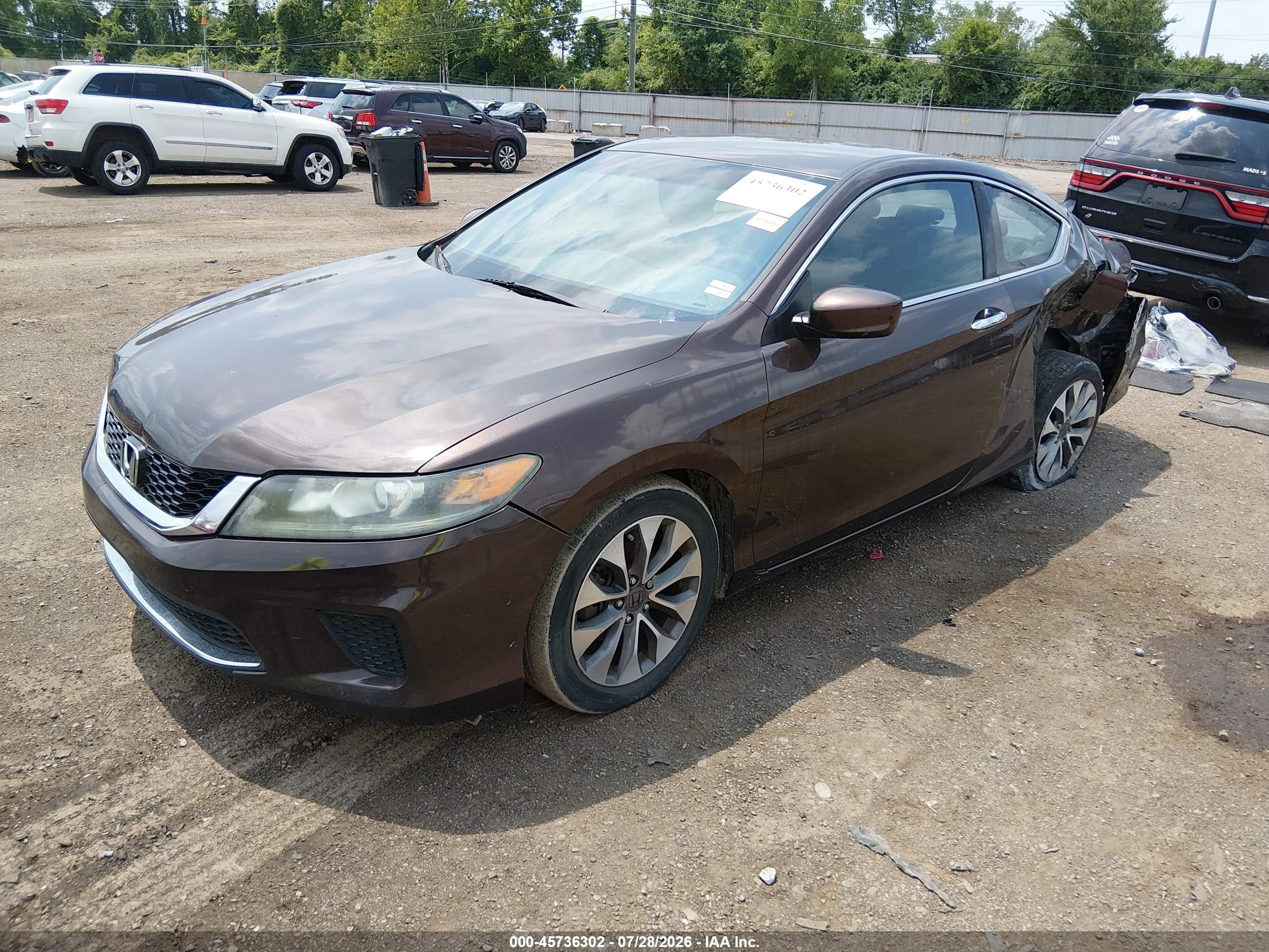2013 Honda Accord Lx-s Коричневый vin: 1HGCT1B3XDA013017
