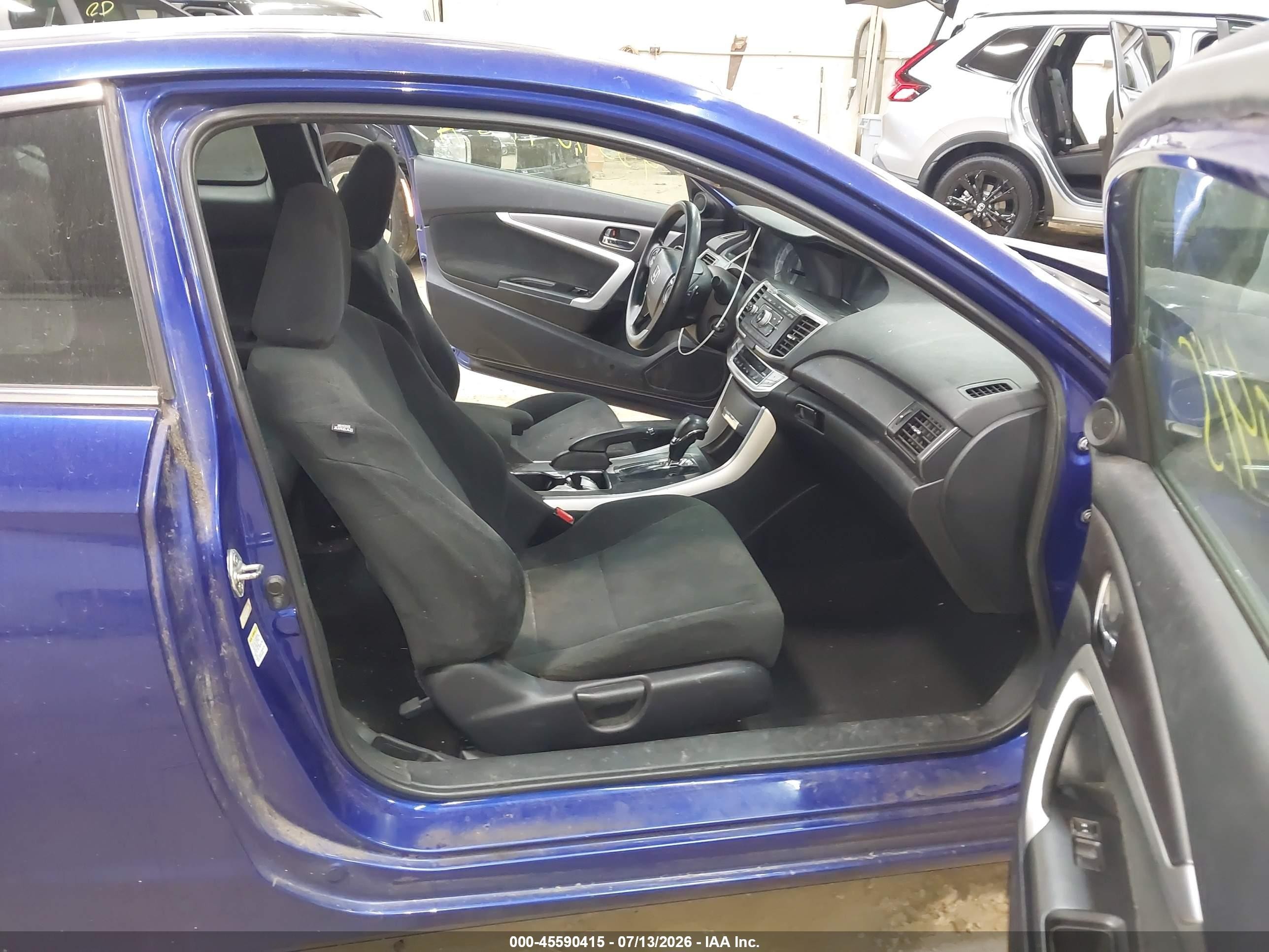 2013 Honda Accord Lx-s Blue vin: 1HGCT1B3XDA021411