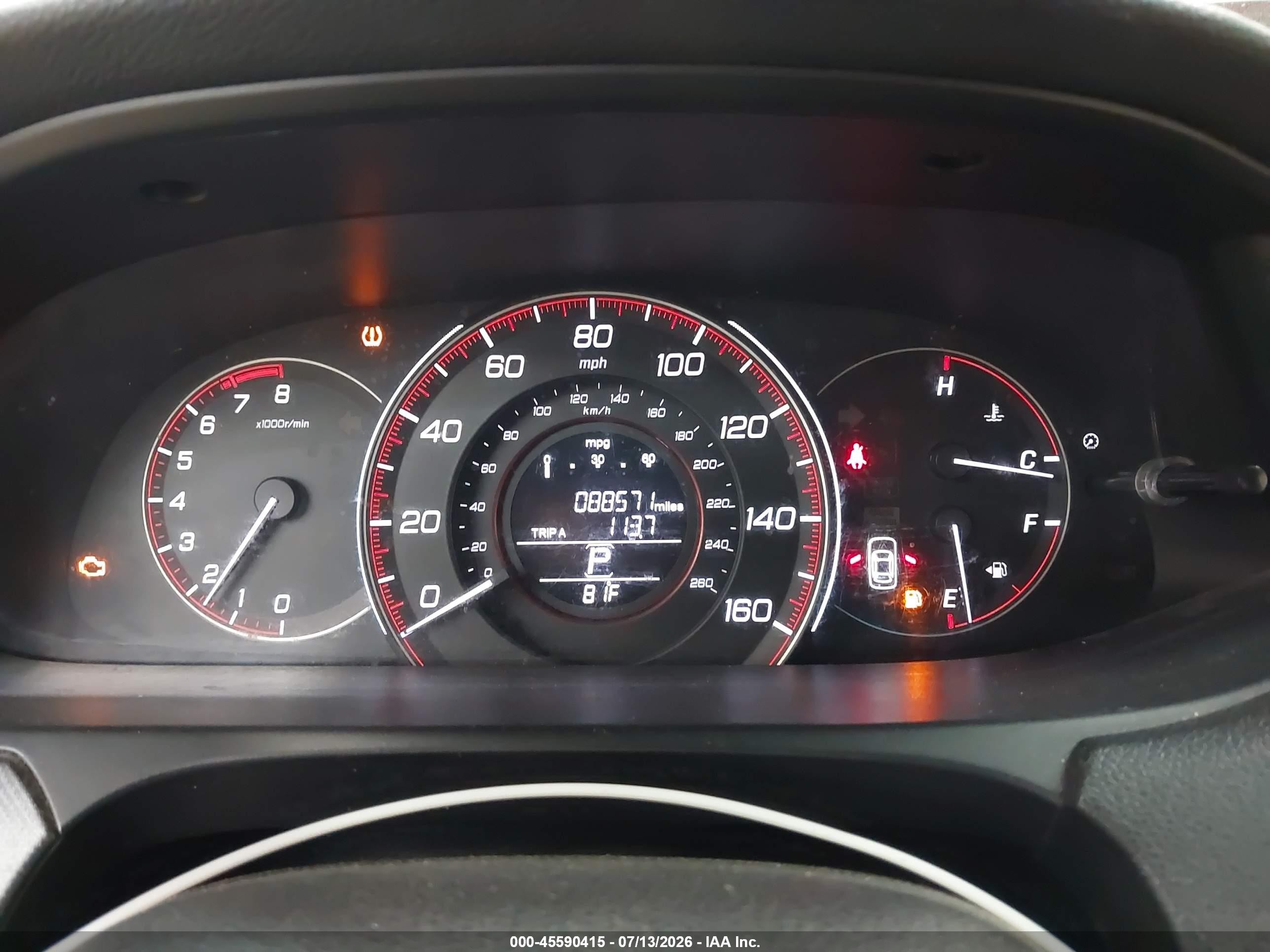 2013 Honda Accord Lx-s Blue vin: 1HGCT1B3XDA021411