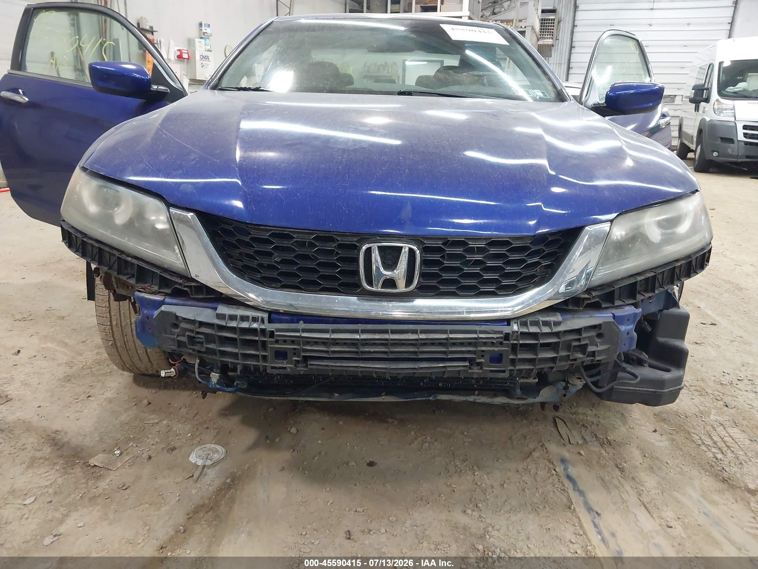 2013 Honda Accord Lx-s Blue vin: 1HGCT1B3XDA021411