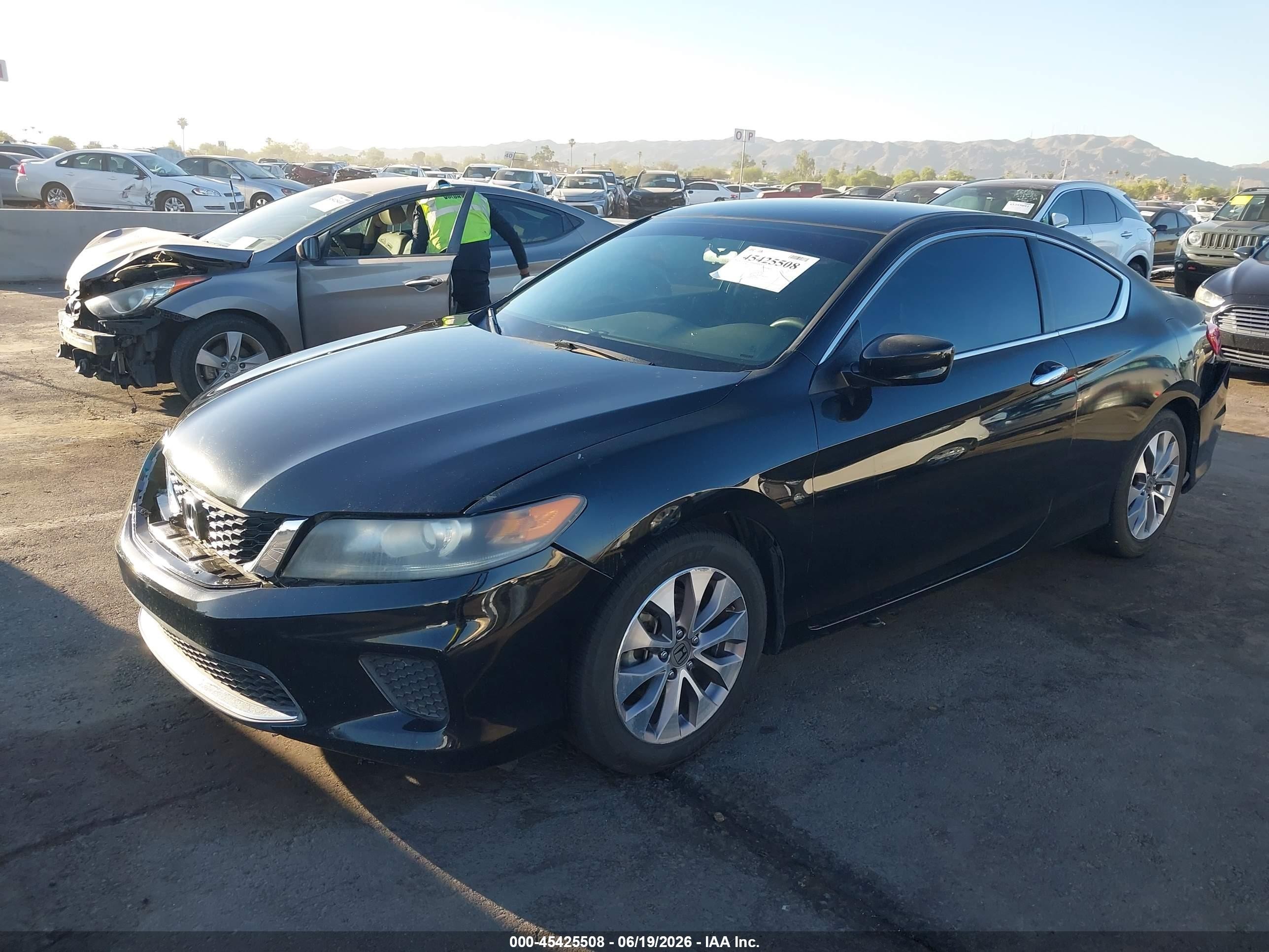 2015 Honda Accord Lx-s Black vin: 1HGCT1B3XFA007429