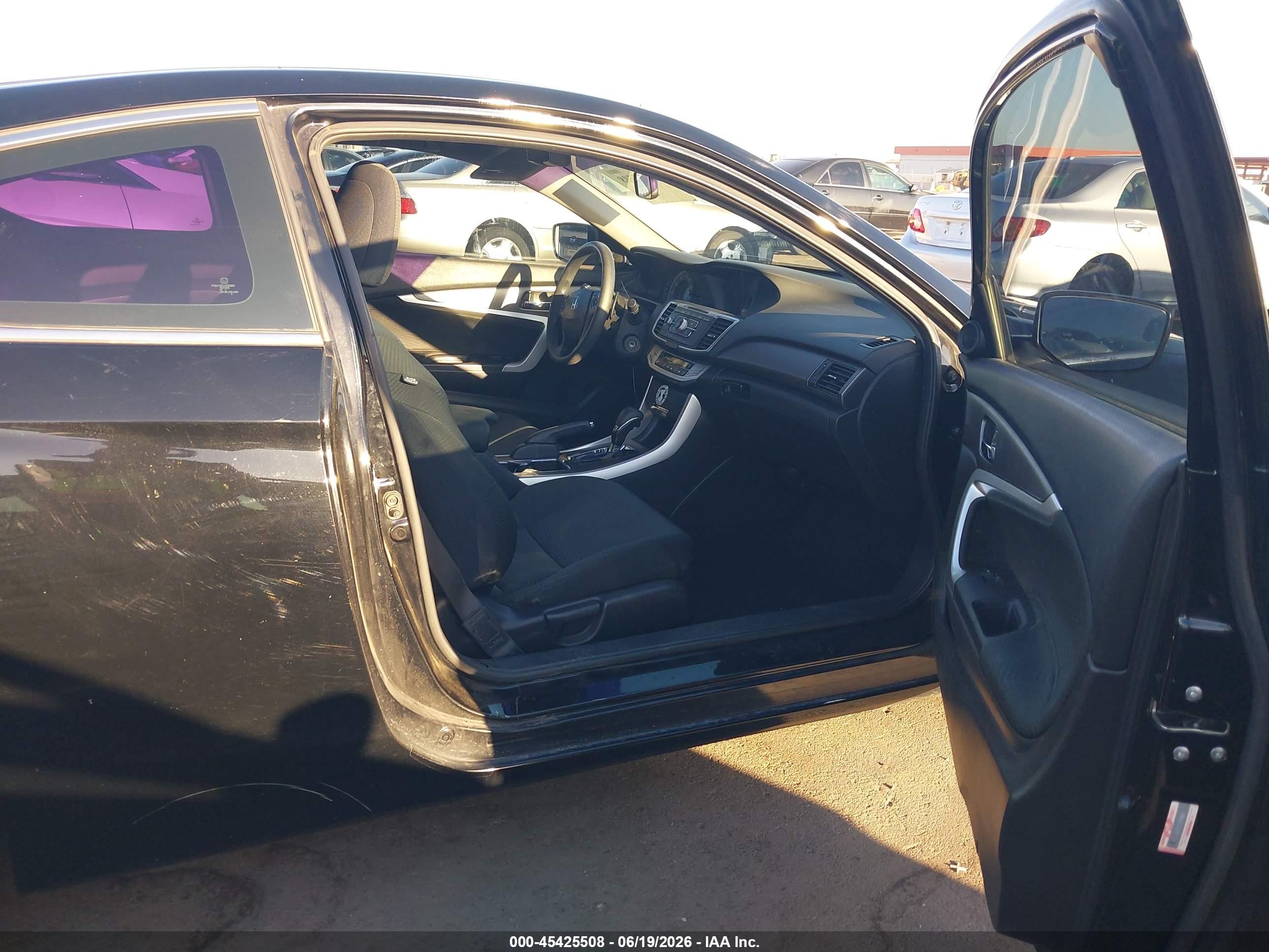2015 Honda Accord Lx-s Black vin: 1HGCT1B3XFA007429