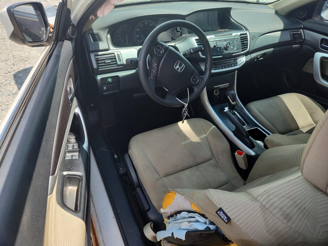 2015 Honda Accord Lx-s White vin: 1HGCT1B3XFA016082