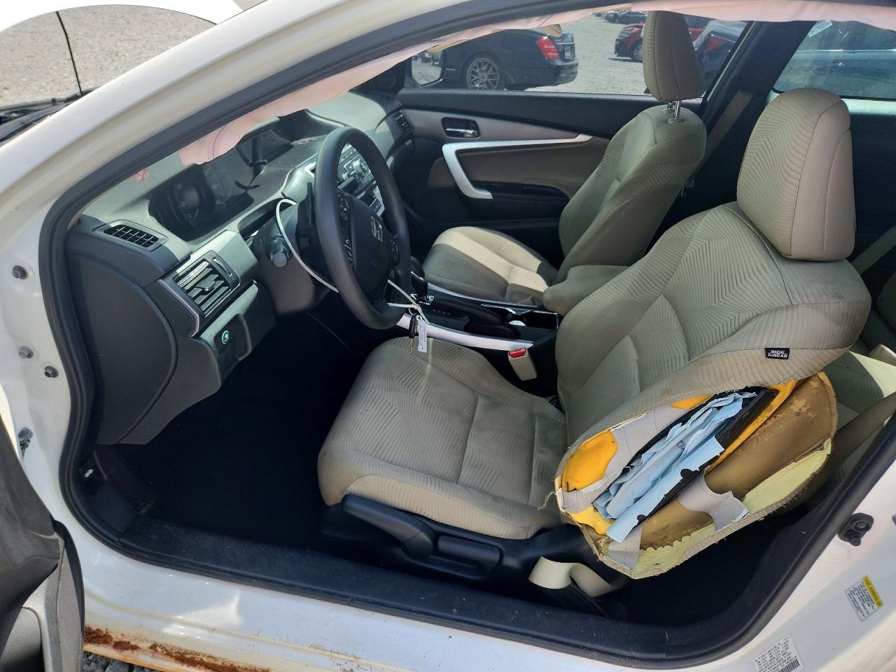 2015 Honda Accord Lx-s White vin: 1HGCT1B3XFA016082