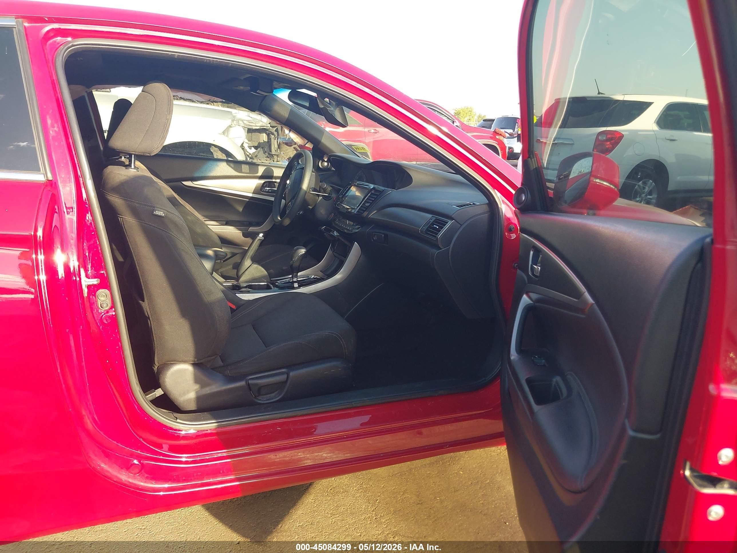 2016 Honda Accord Ex Red vin: 1HGCT1B59GA011099