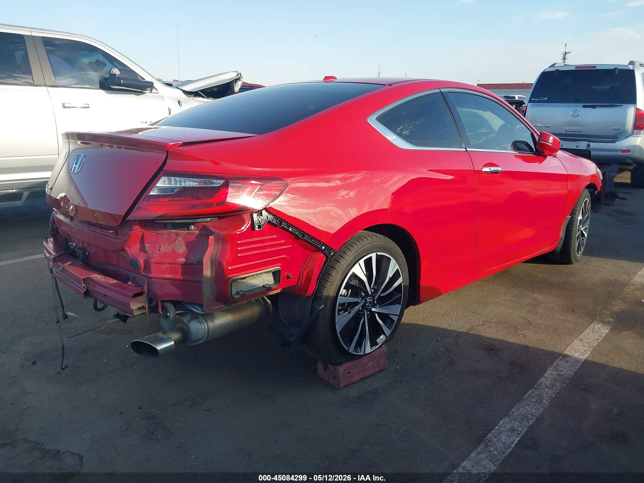 2016 Honda Accord Ex Red vin: 1HGCT1B59GA011099