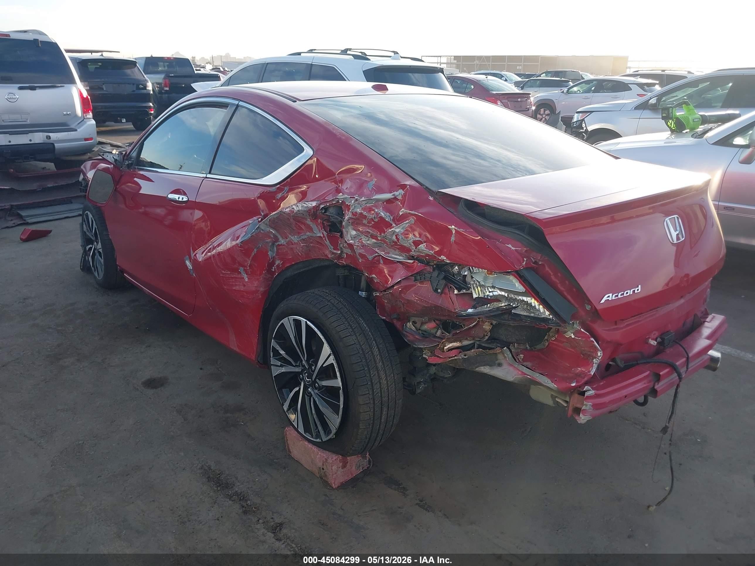 2016 Honda Accord Ex Red vin: 1HGCT1B59GA011099