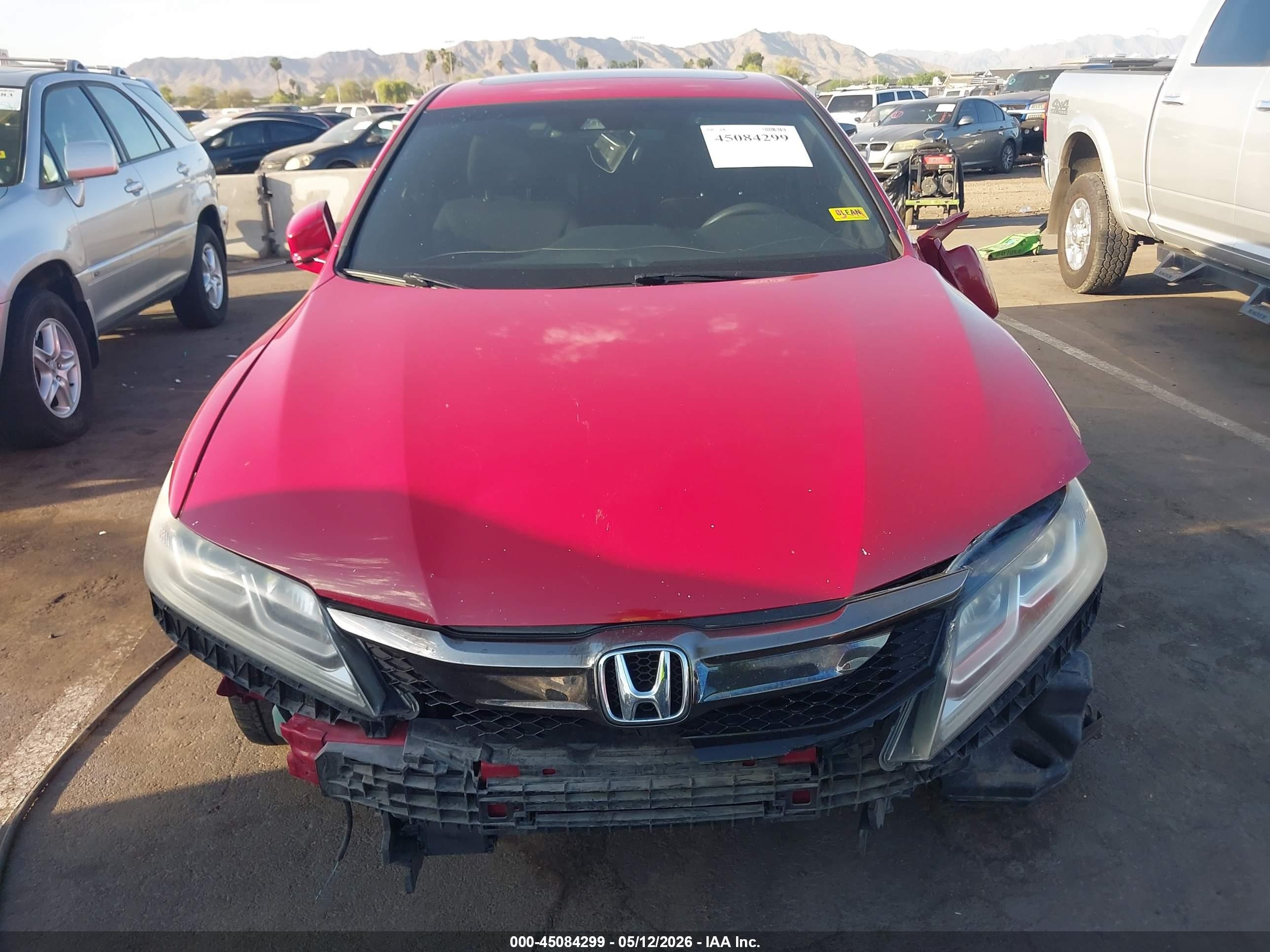 2016 Honda Accord Ex Red vin: 1HGCT1B59GA011099