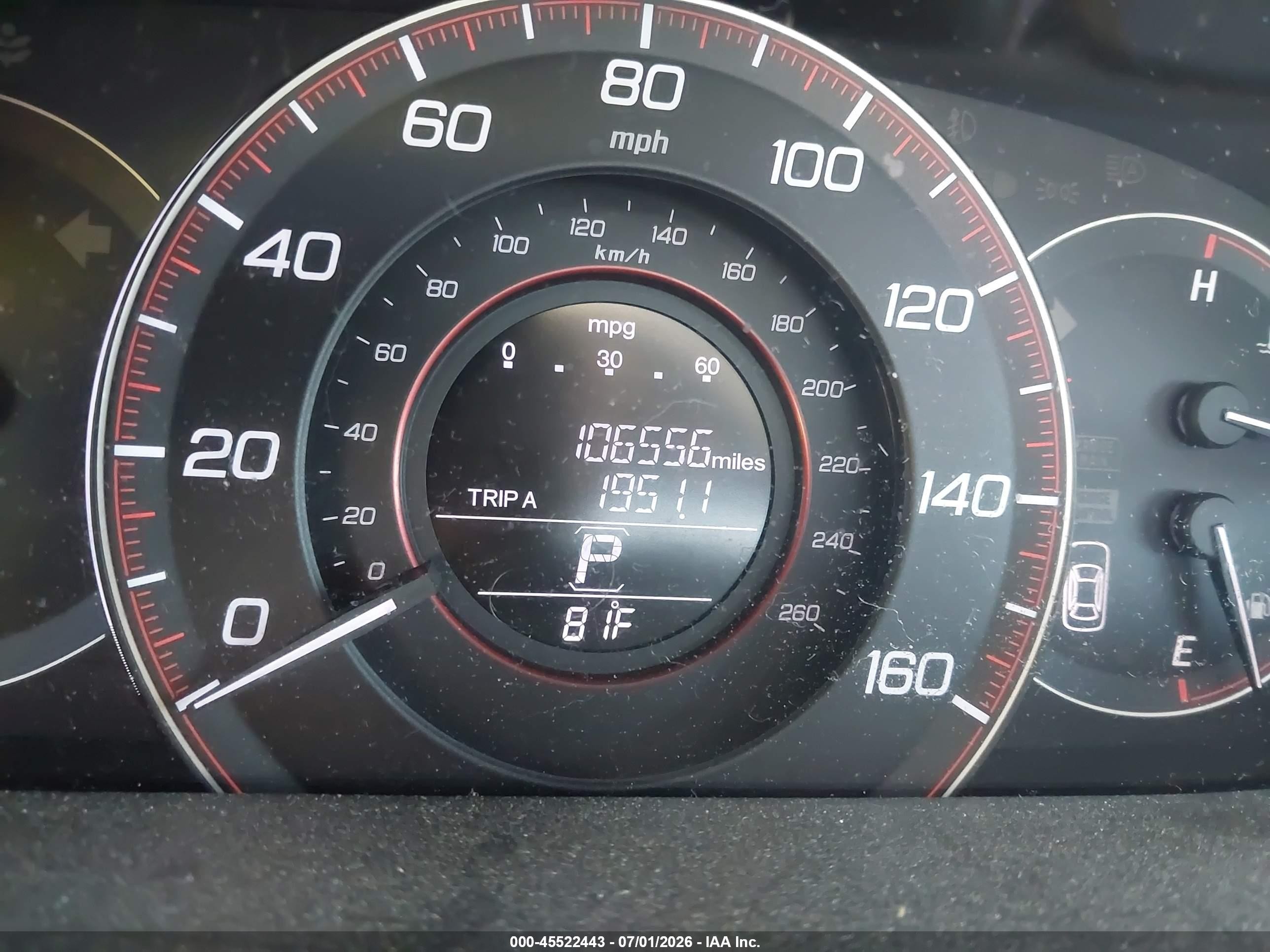 2013 Honda Accord Ex Gray vin: 1HGCT1B70DA002918