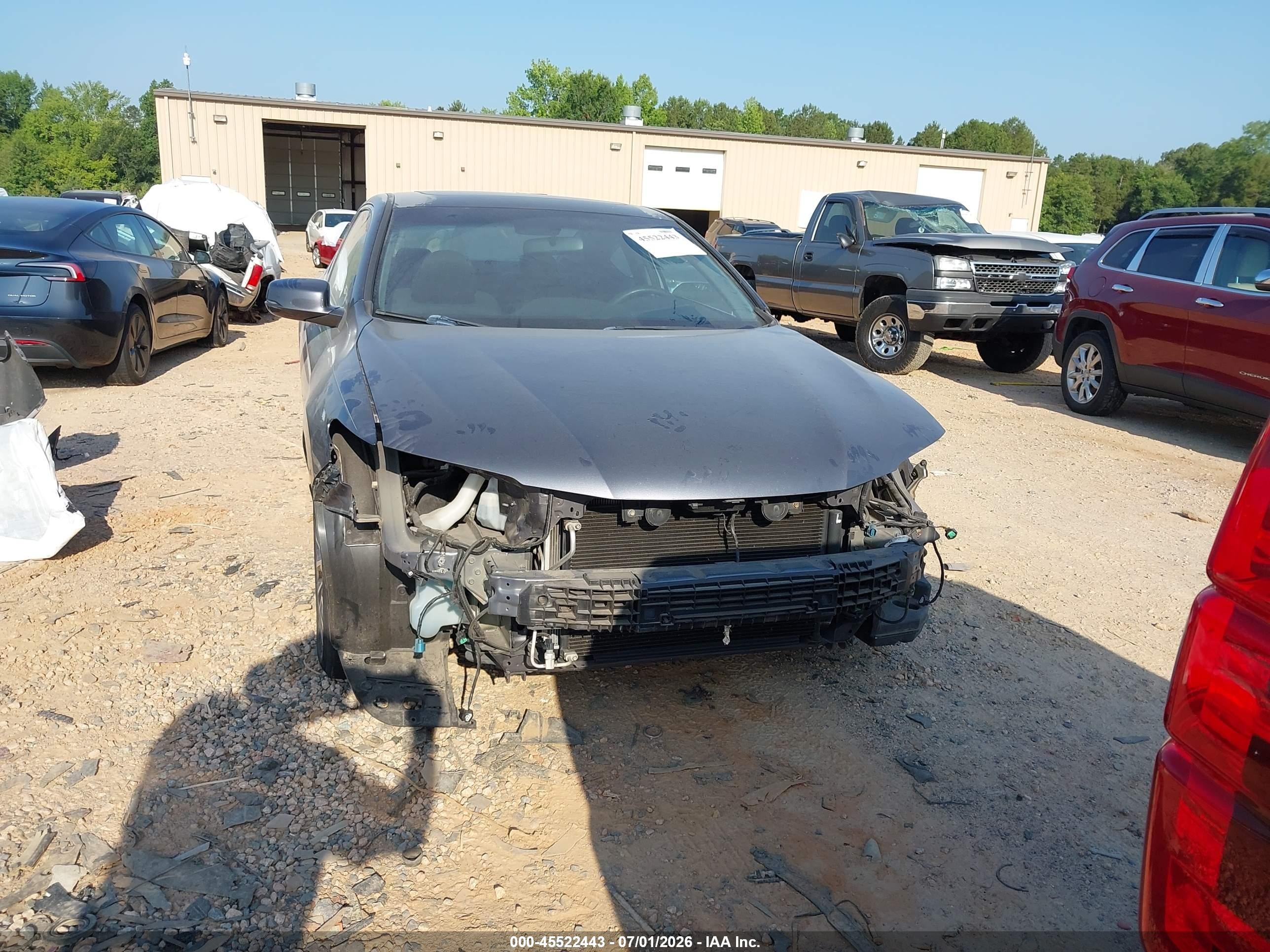 2013 Honda Accord Ex Gray vin: 1HGCT1B70DA002918