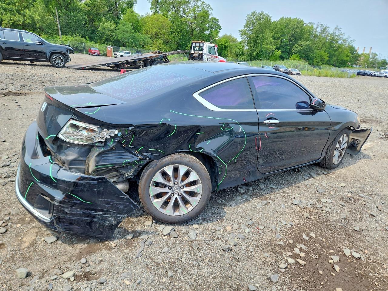 2013 Honda Accord Ex Black vin: 1HGCT1B70DA004961