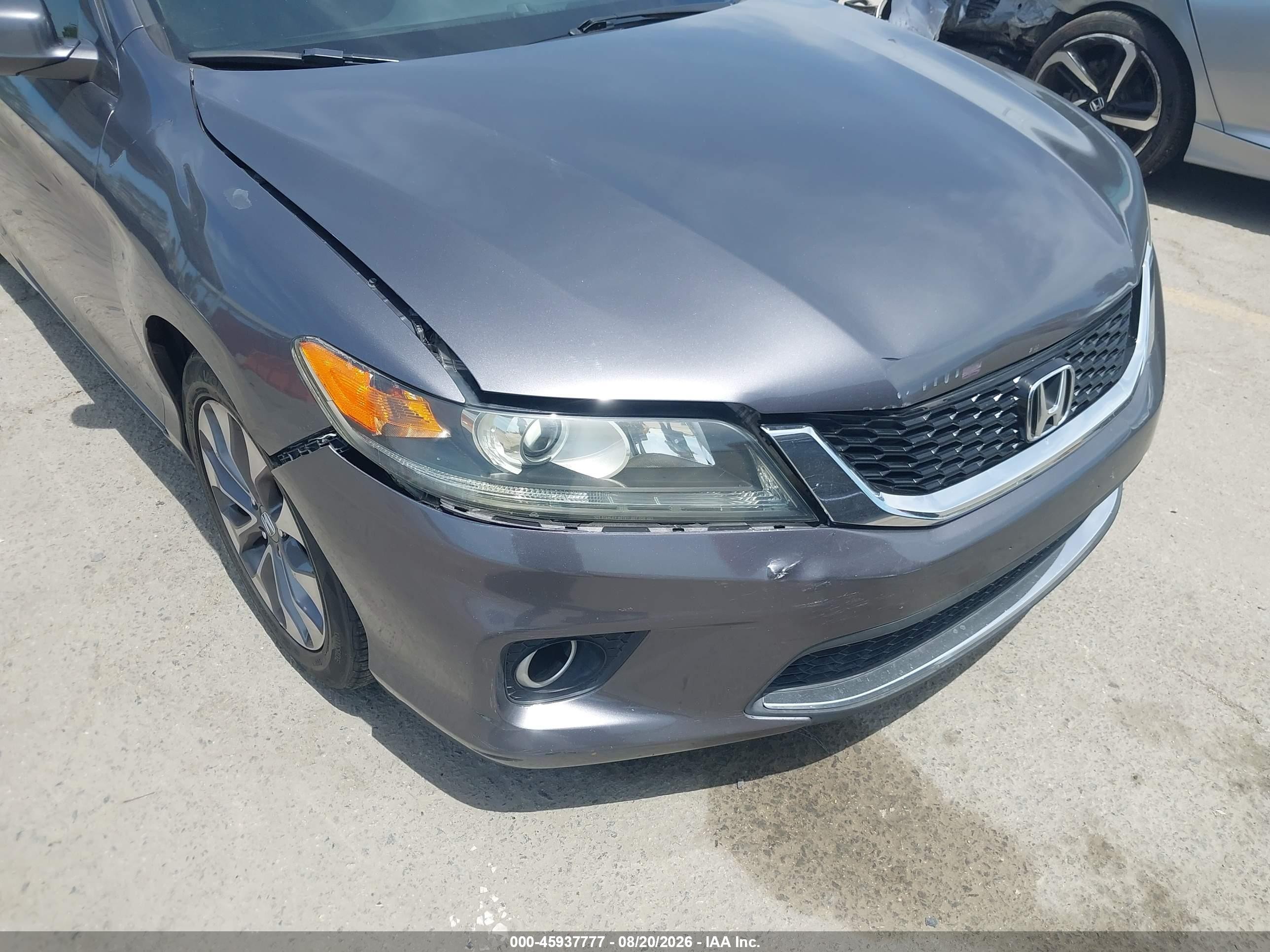 2013 Honda Accord Ex Gray vin: 1HGCT1B70DA018438