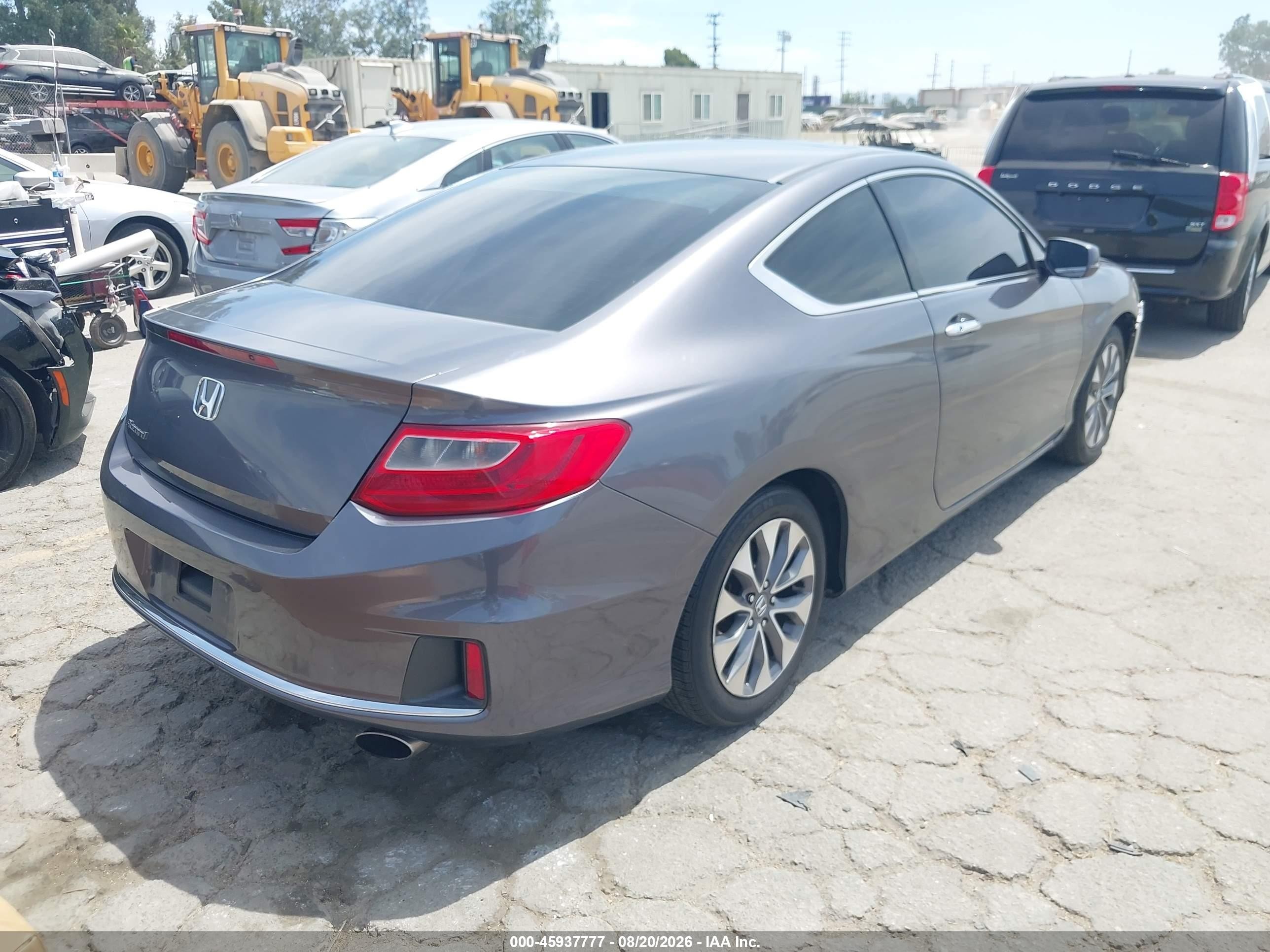 2013 Honda Accord Ex Gray vin: 1HGCT1B70DA018438
