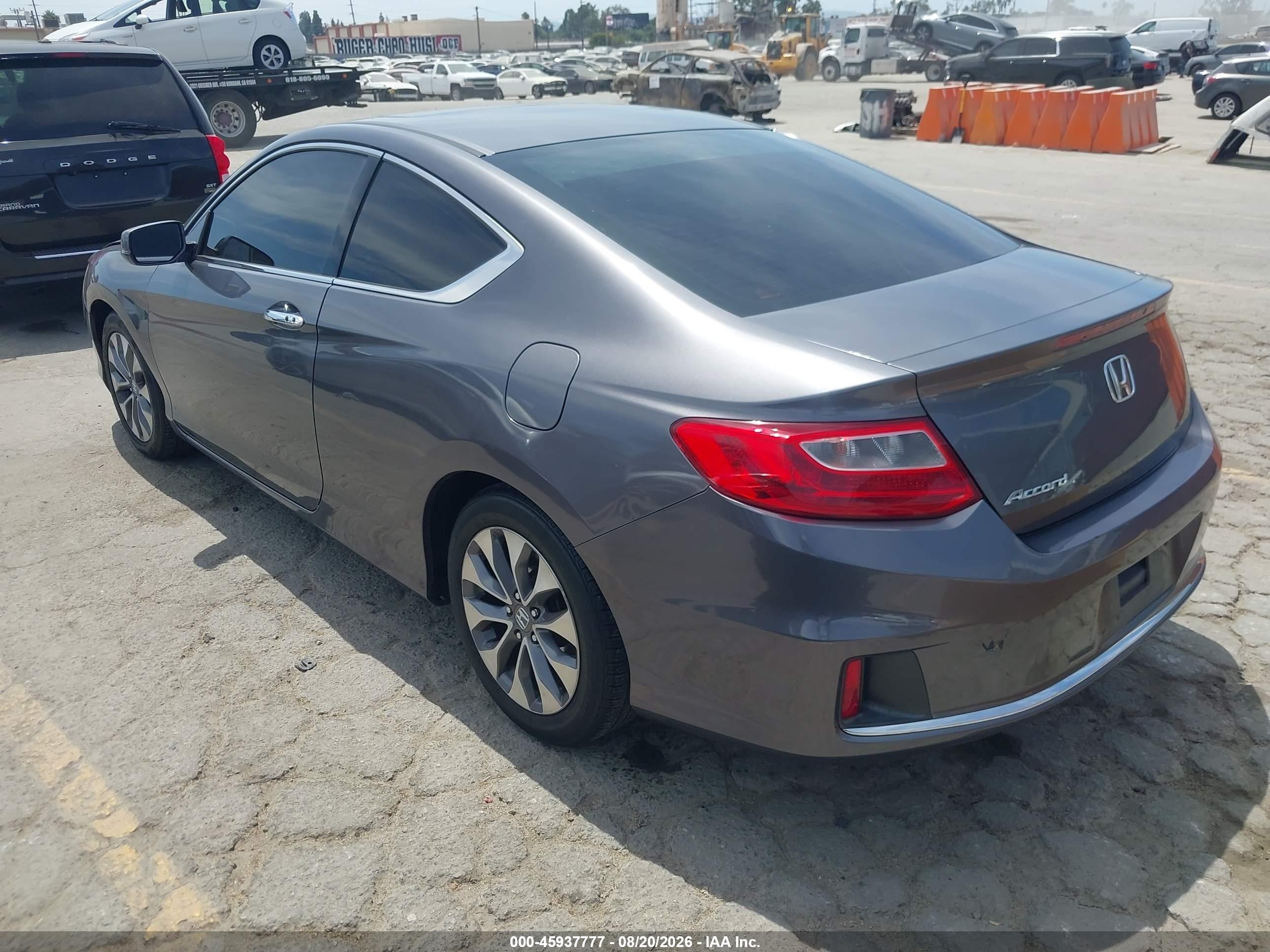 2013 Honda Accord Ex Gray vin: 1HGCT1B70DA018438