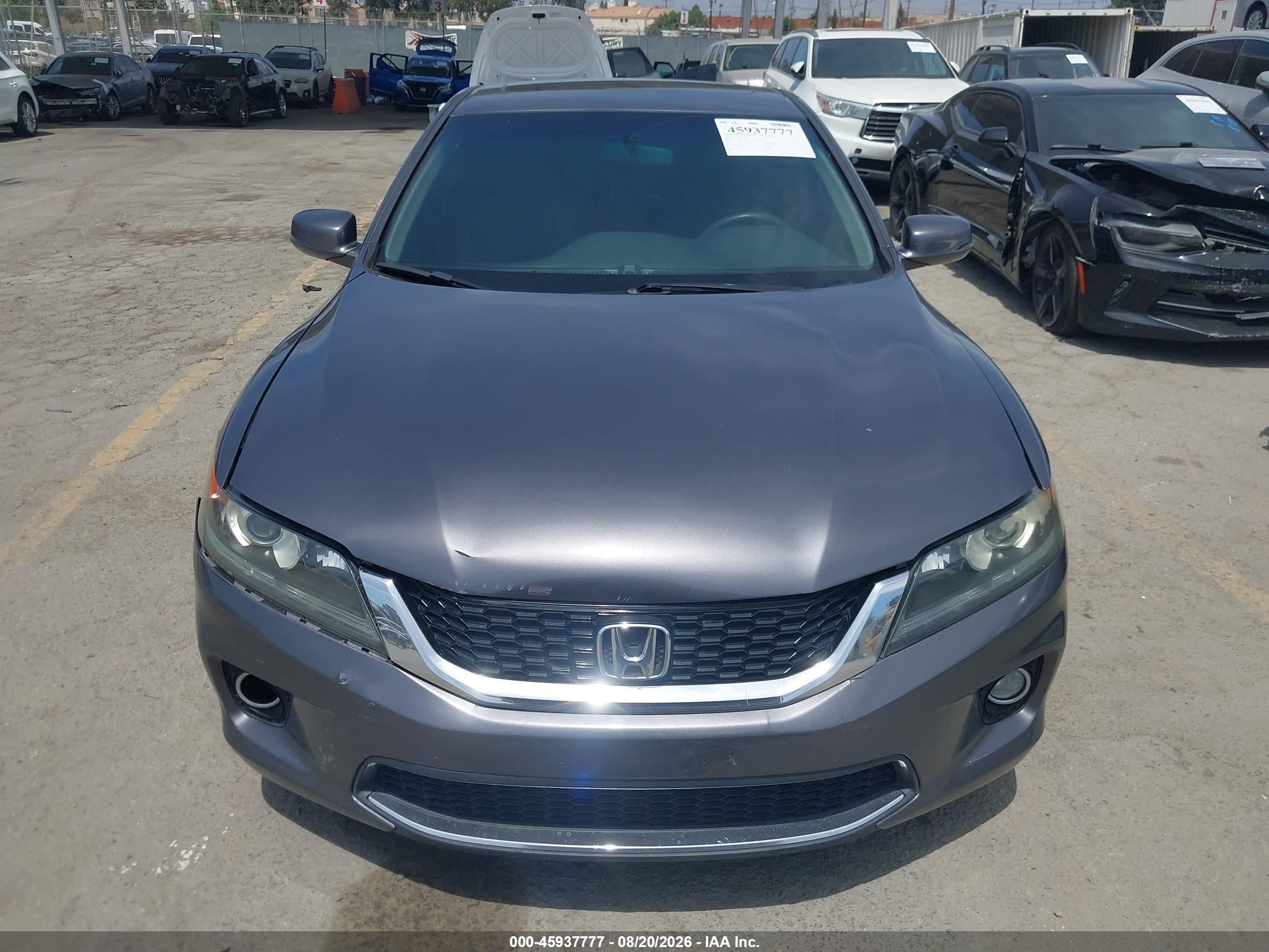 2013 Honda Accord Ex Gray vin: 1HGCT1B70DA018438