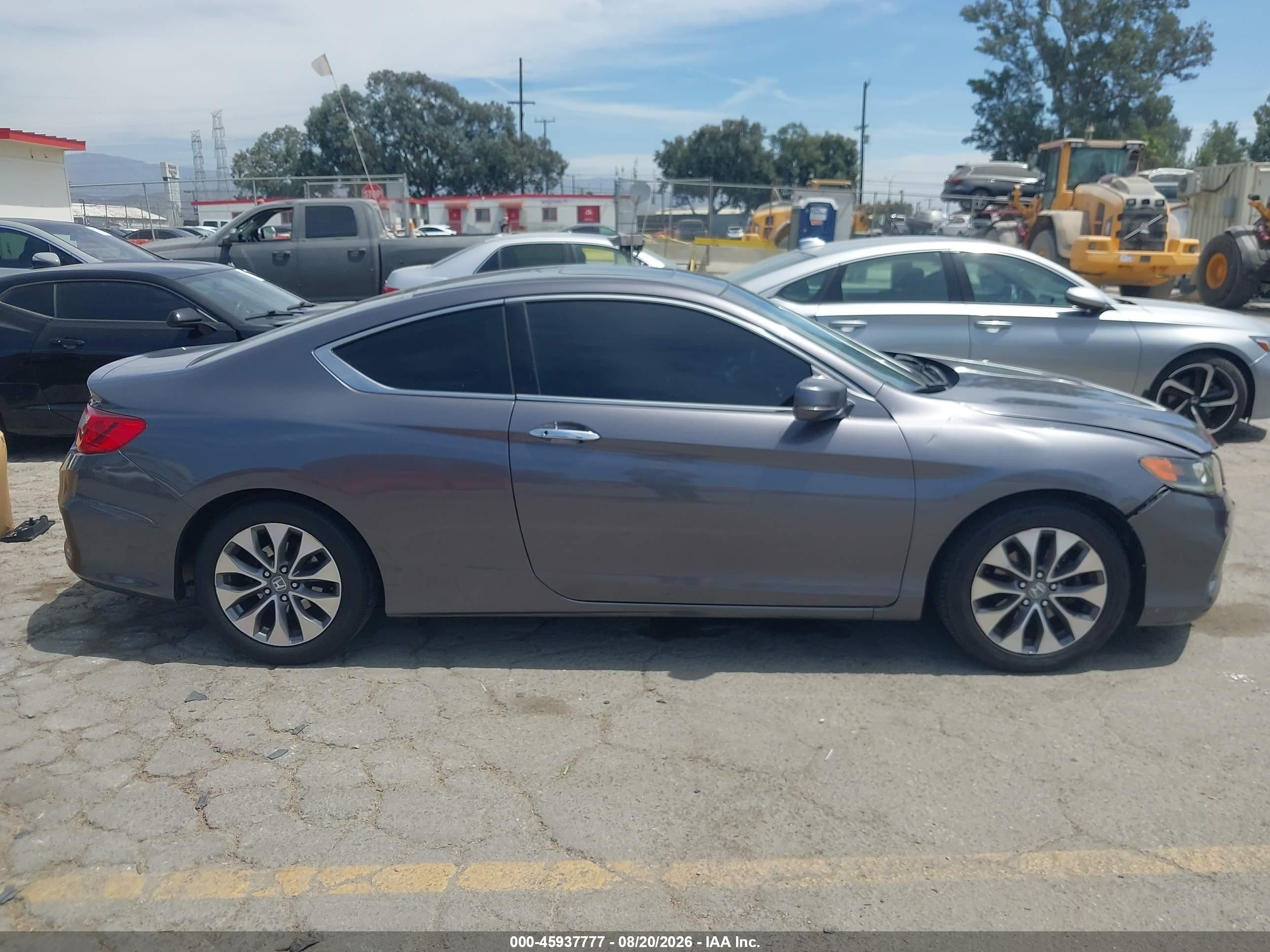 2013 Honda Accord Ex Gray vin: 1HGCT1B70DA018438