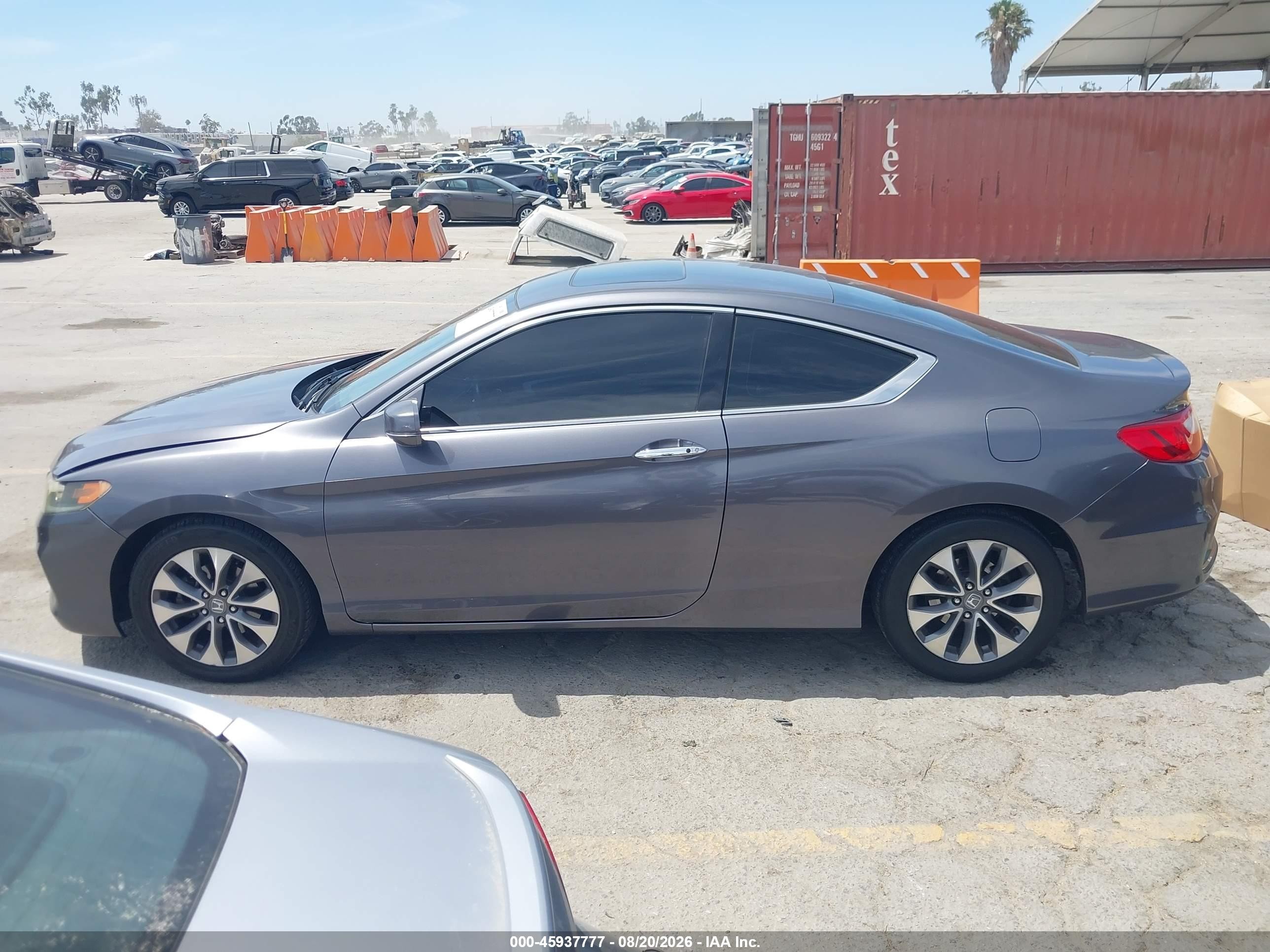 2013 Honda Accord Ex Gray vin: 1HGCT1B70DA018438