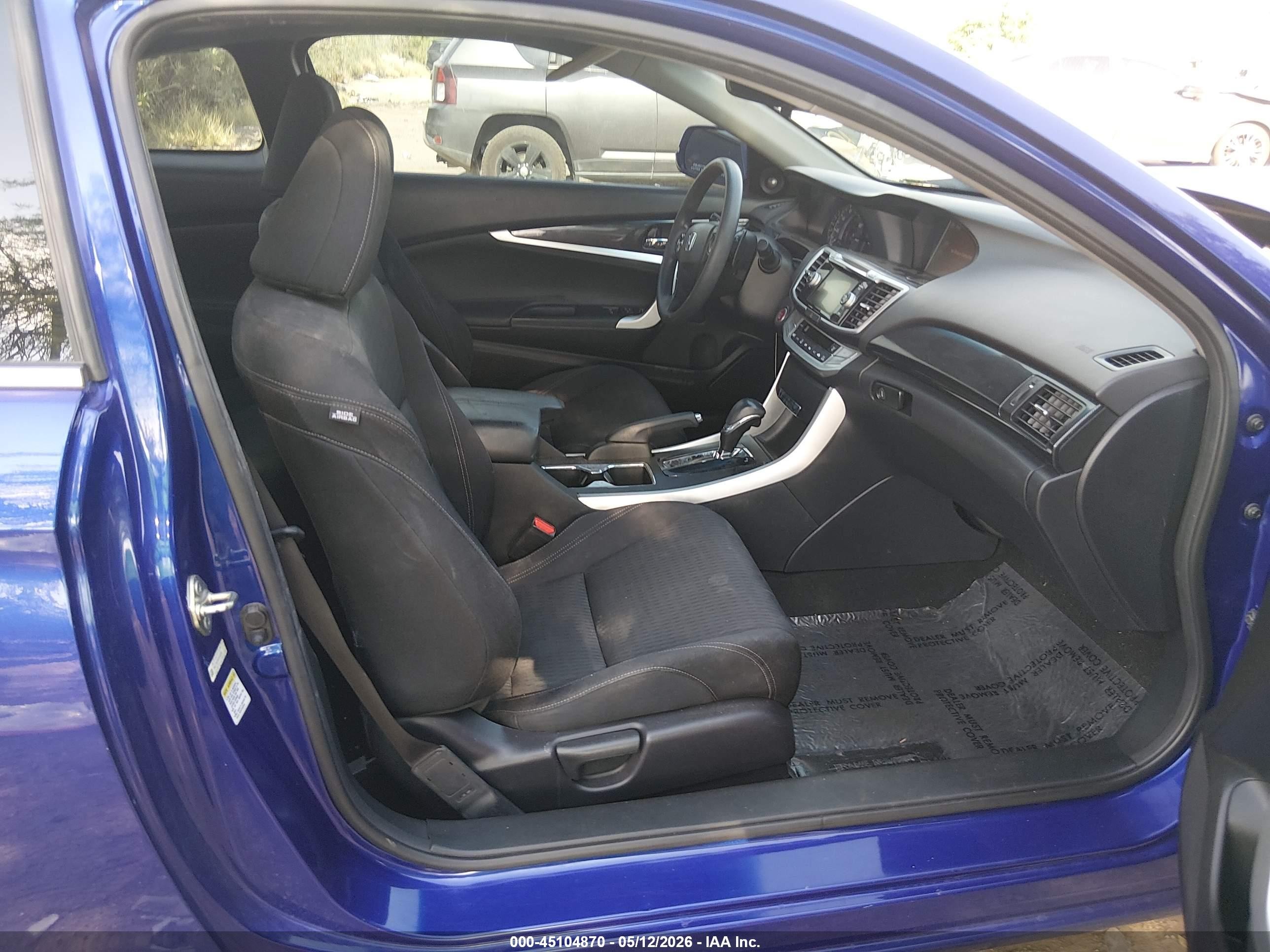 2014 Honda Accord Ex Blue vin: 1HGCT1B70EA003259