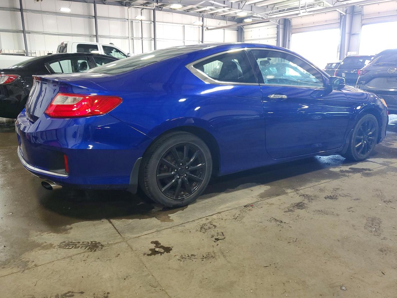 2014 Honda Accord Ex Blue vin: 1HGCT1B70EA003391