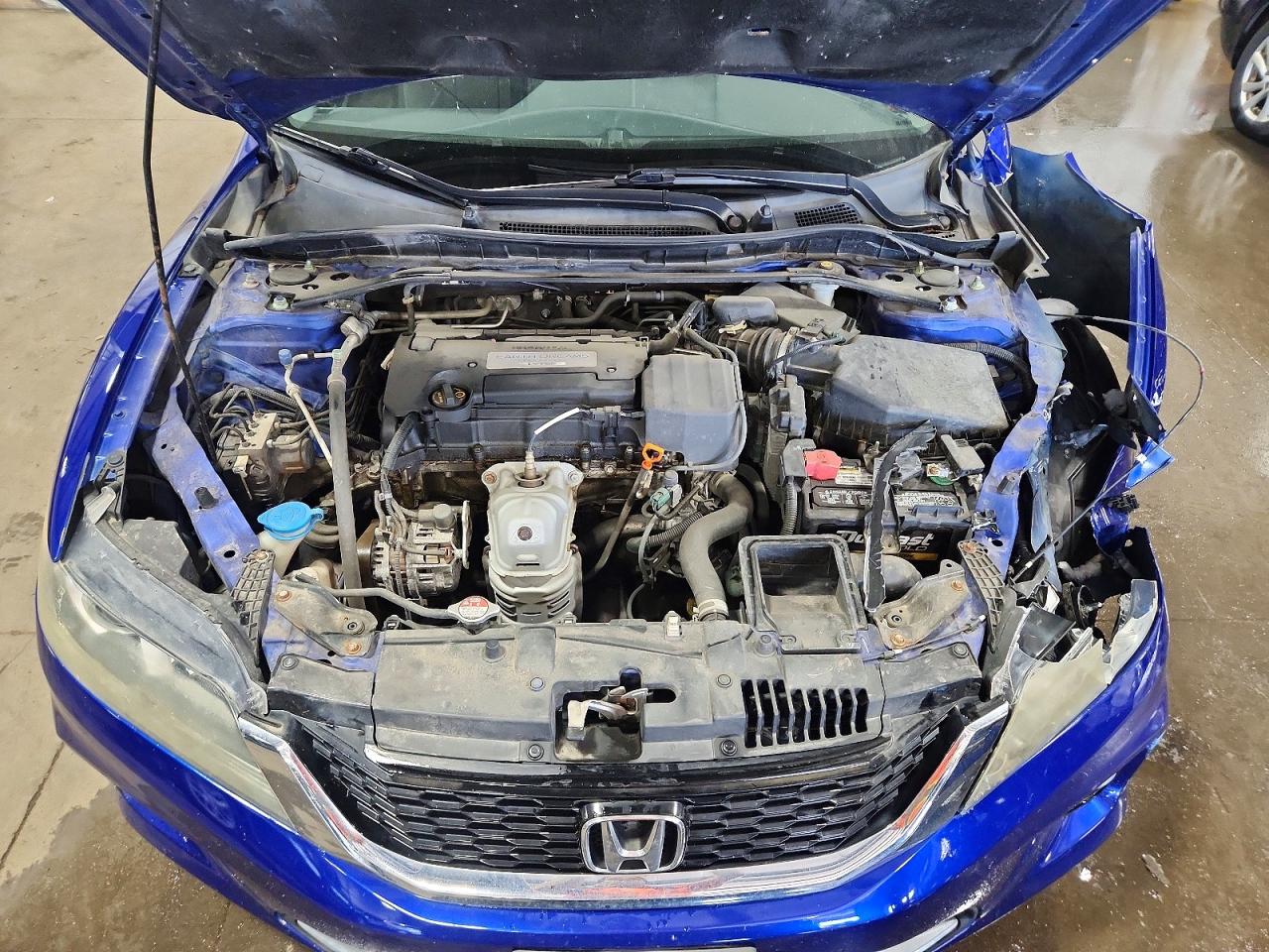 2014 Honda Accord Ex Blue vin: 1HGCT1B70EA003391
