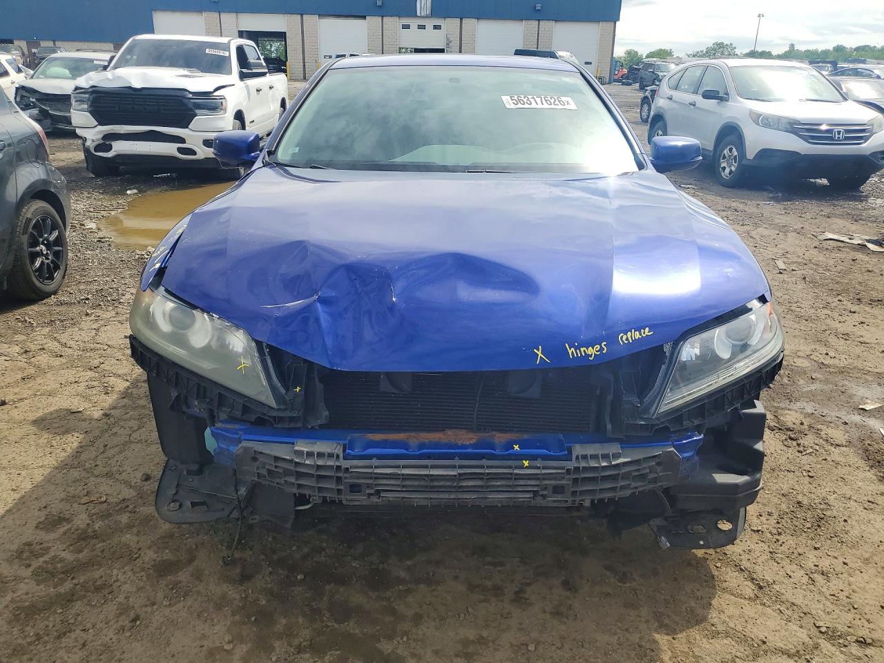 2015 Honda Accord Ex Blue vin: 1HGCT1B70FA006096