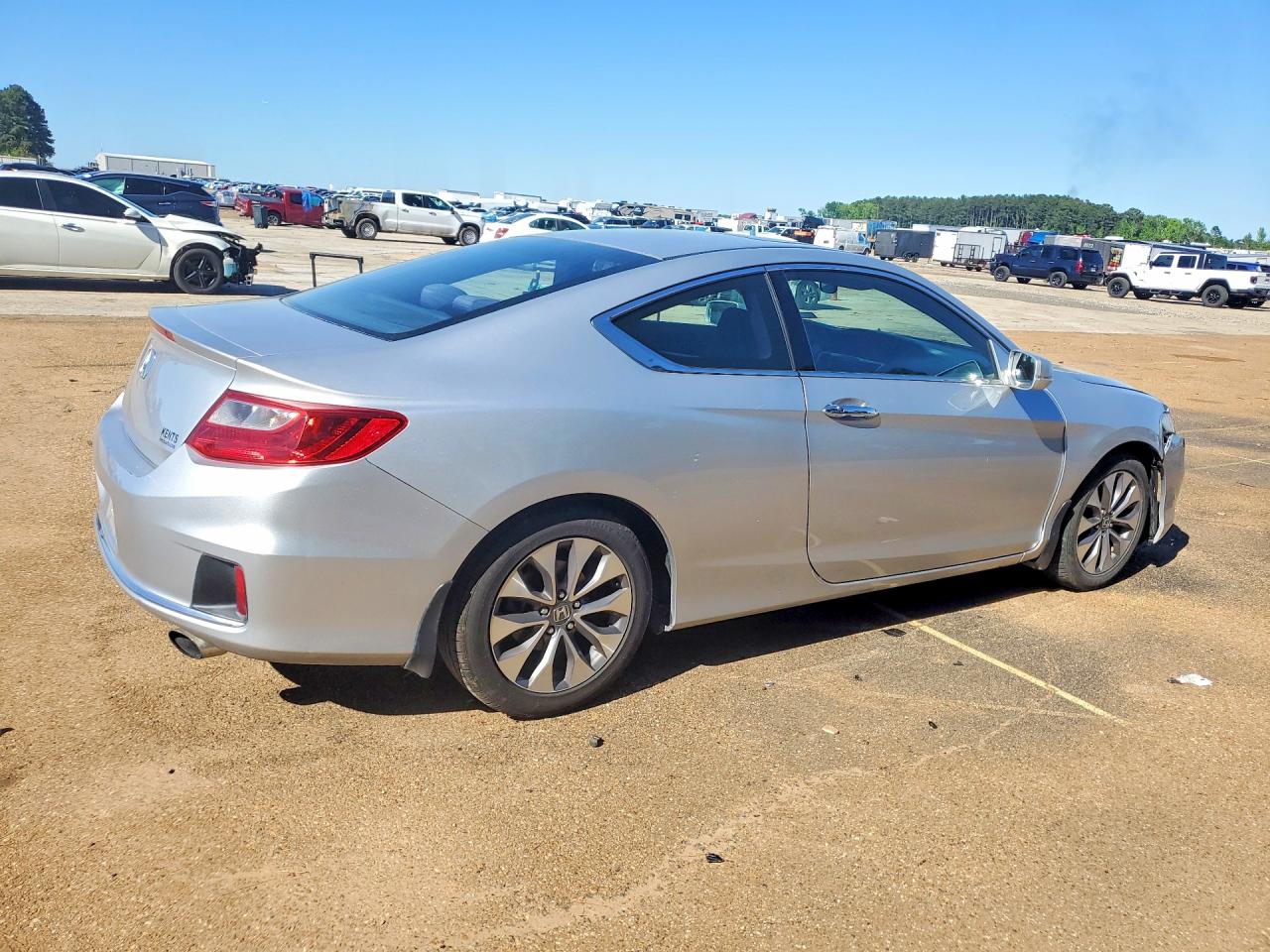 2013 Honda Accord Ex Silver vin: 1HGCT1B71DA001907