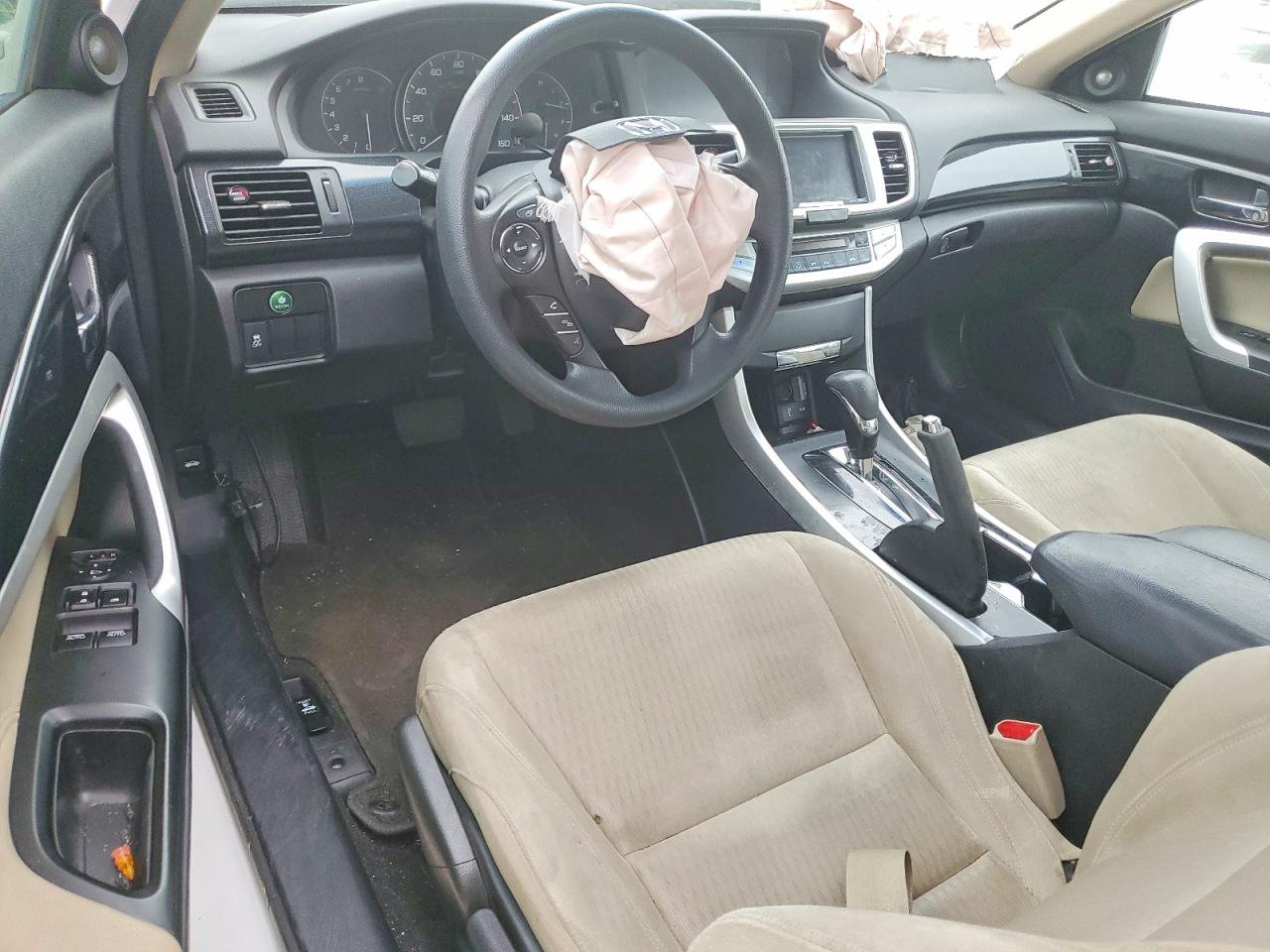 2013 Honda Accord Ex White vin: 1HGCT1B71DA005231