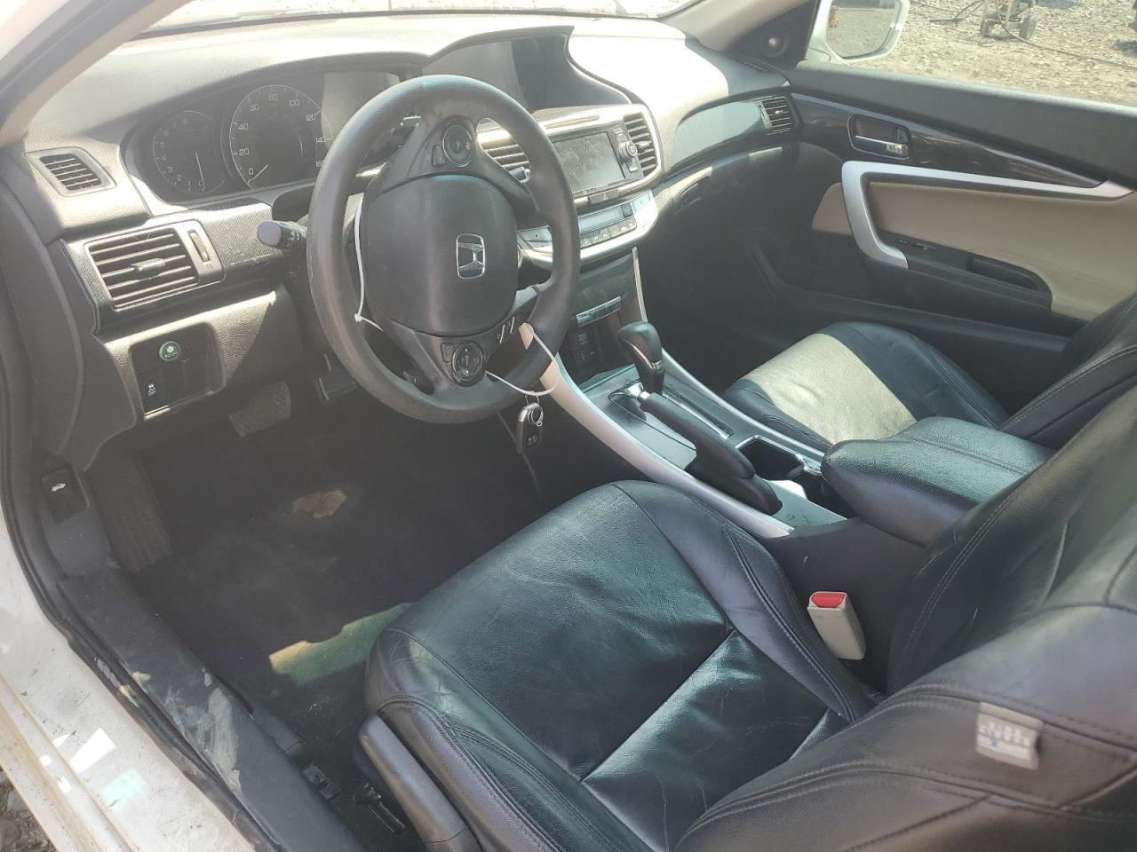 2014 Honda Accord Ex White vin: 1HGCT1B71EA013850