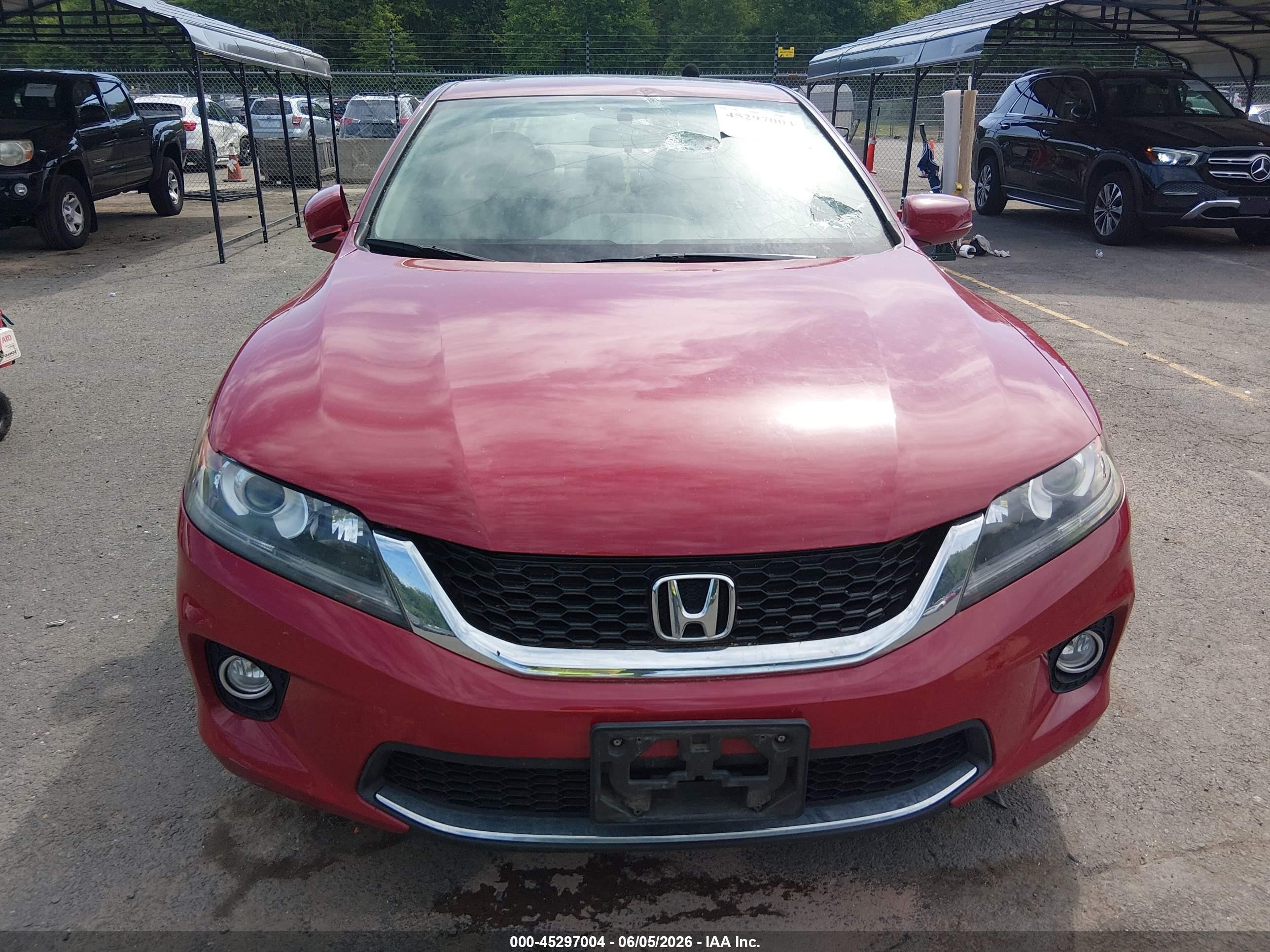 2015 Honda Accord Ex Red vin: 1HGCT1B71FA006530
