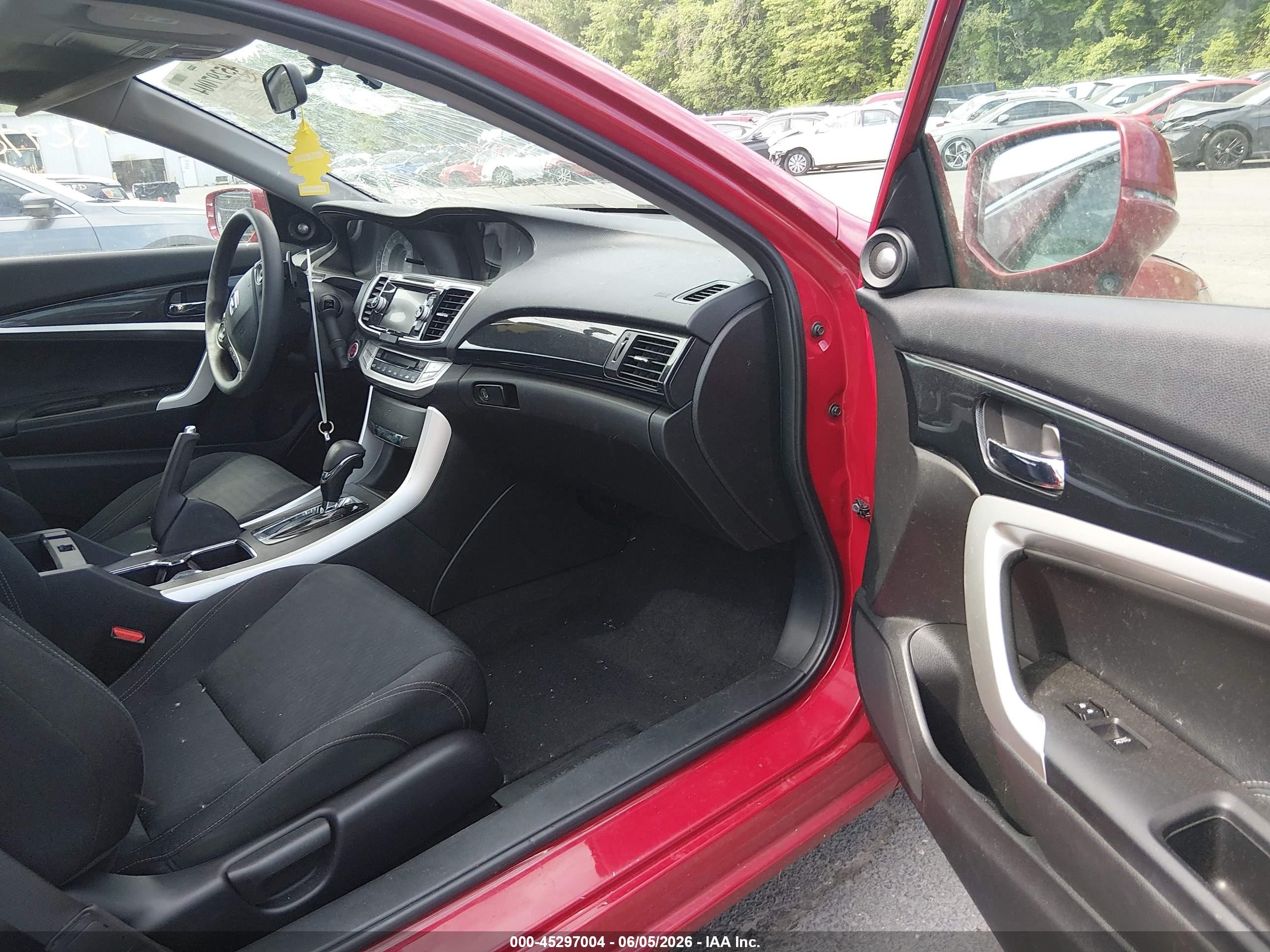 2015 Honda Accord Ex Red vin: 1HGCT1B71FA006530