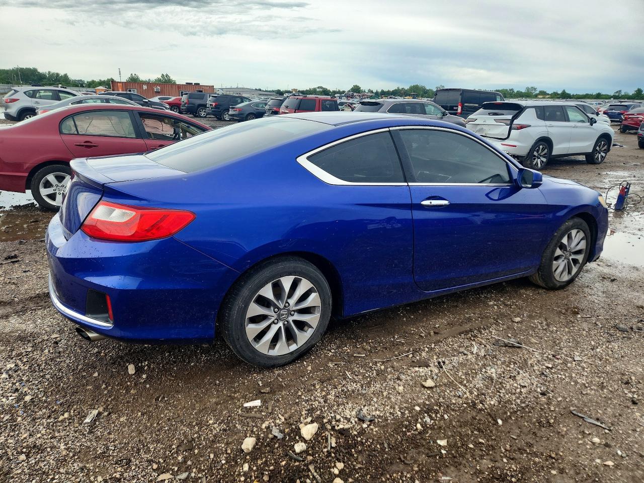 2014 Honda Accord Ex Blue vin: 1HGCT1B72EA016076