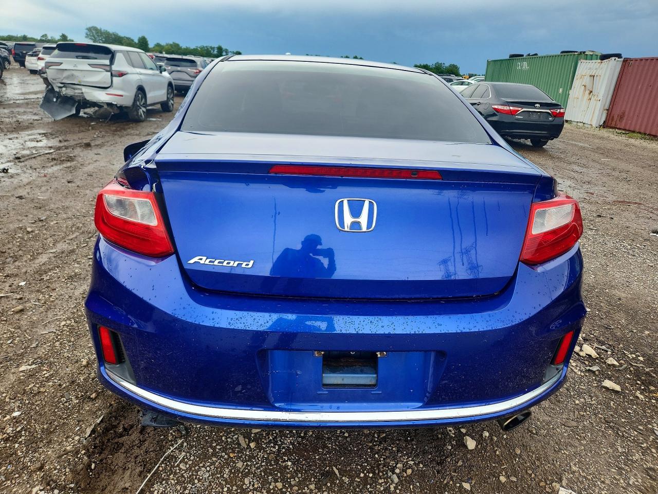 2014 Honda Accord Ex Blue vin: 1HGCT1B72EA016076
