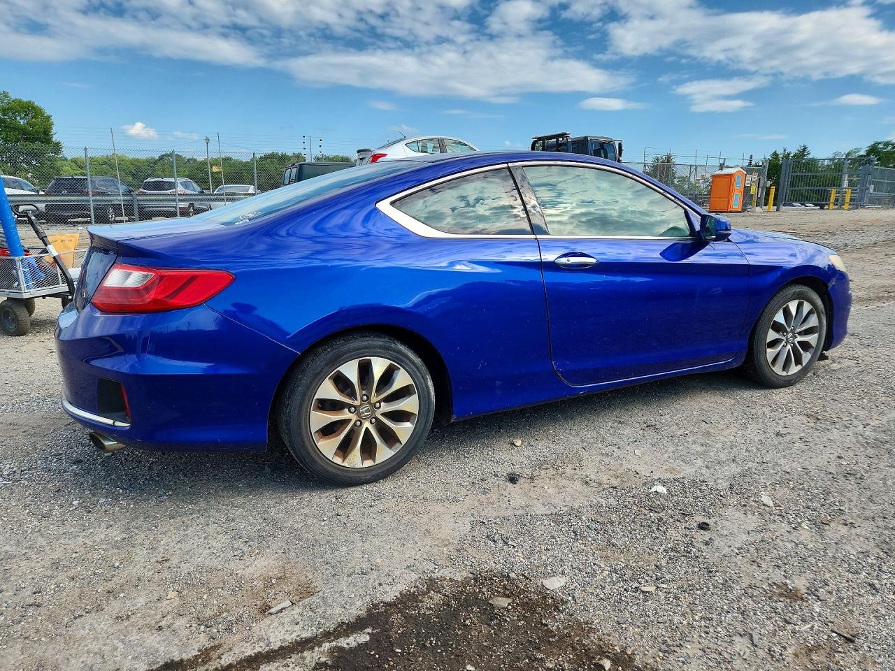 2014 Honda Accord Ex Blue vin: 1HGCT1B73EA004373