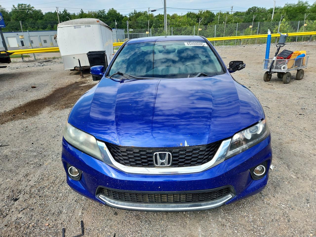 2014 Honda Accord Ex Blue vin: 1HGCT1B73EA004373