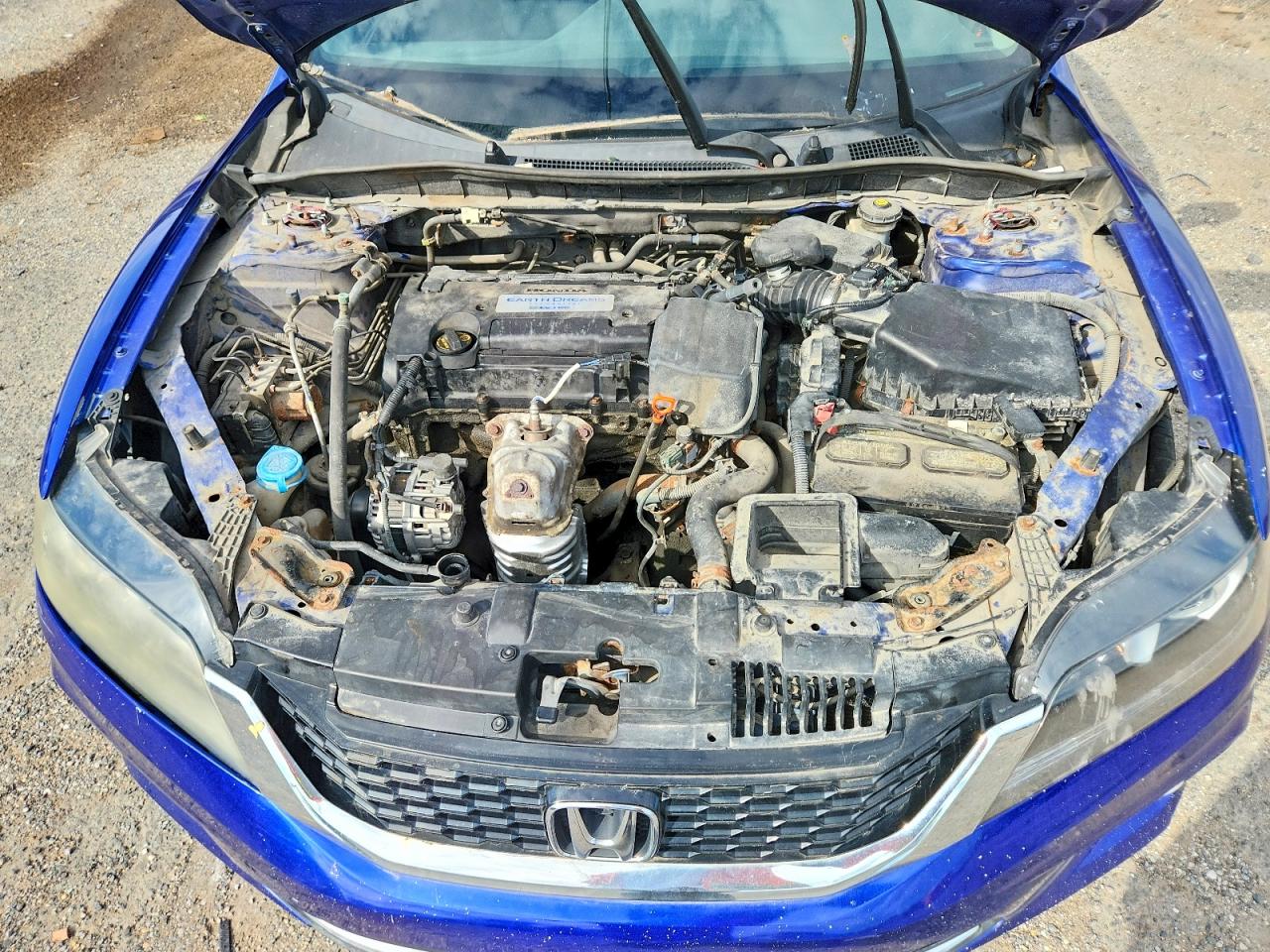 2014 Honda Accord Ex Blue vin: 1HGCT1B73EA004373