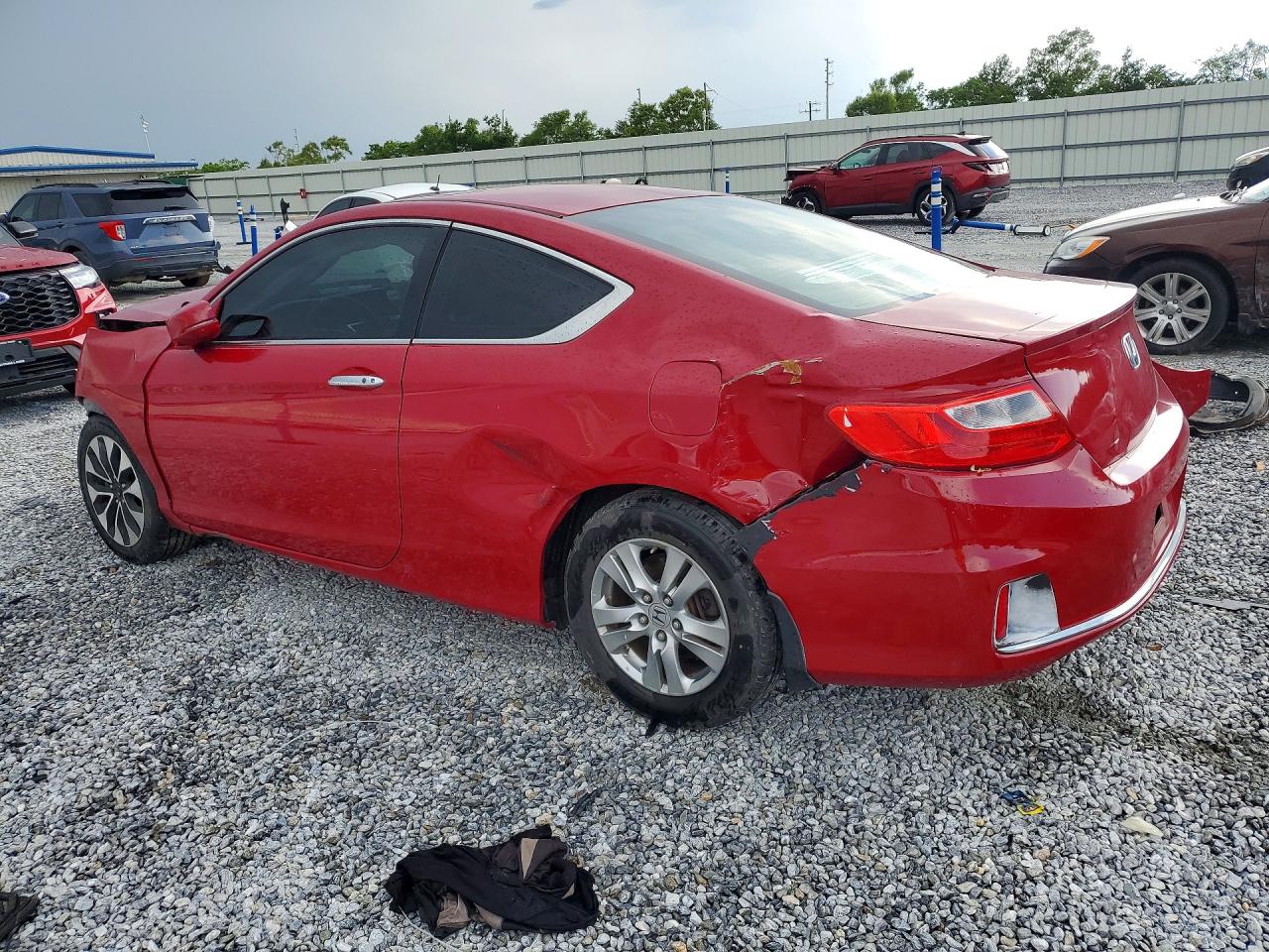 2014 Honda Accord Ex Красный vin: 1HGCT1B73EA004874