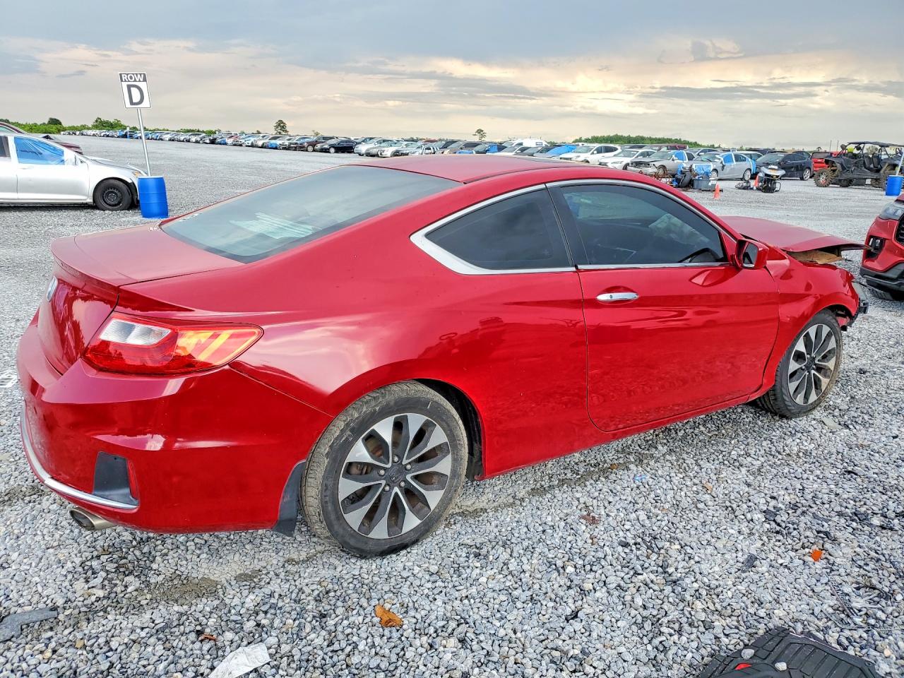 2014 Honda Accord Ex Красный vin: 1HGCT1B73EA004874