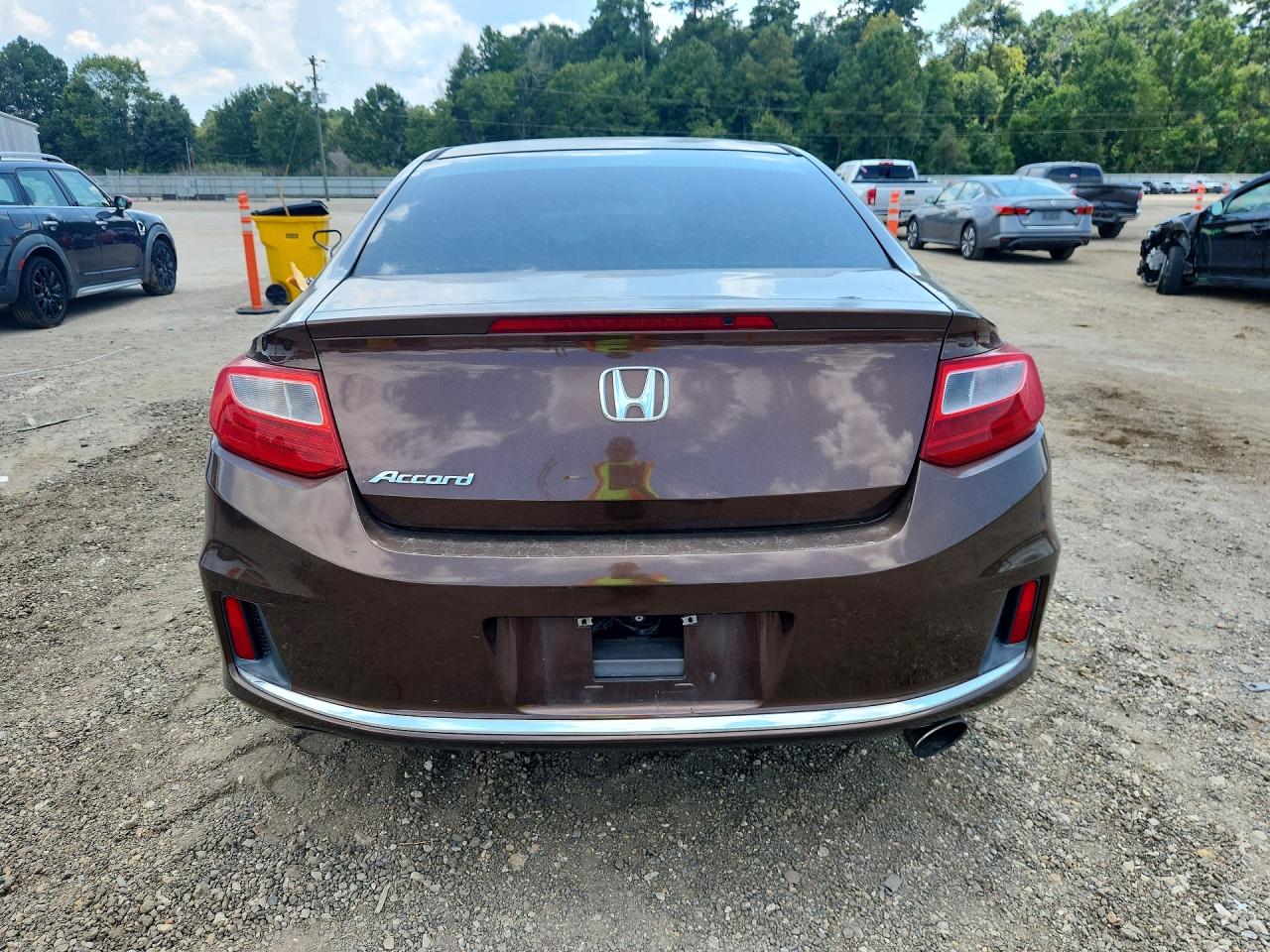 2014 Honda Accord Ex Brown vin: 1HGCT1B73EA007046